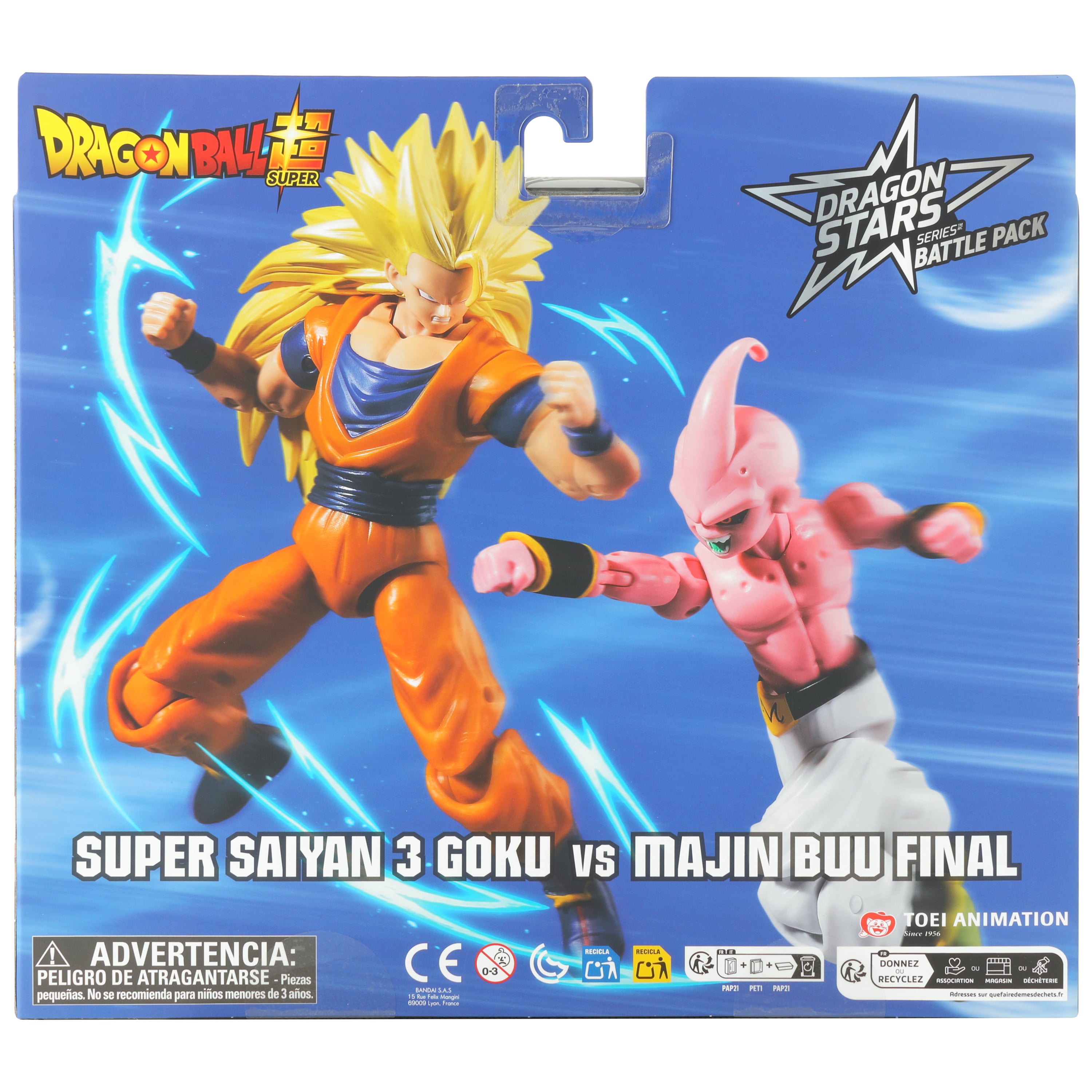 Dragon Ball Super Dragon Stars Super Saiyan 3 Goku vs. Majin Buu Final Action Figure Battle Pack Gallery Image 22