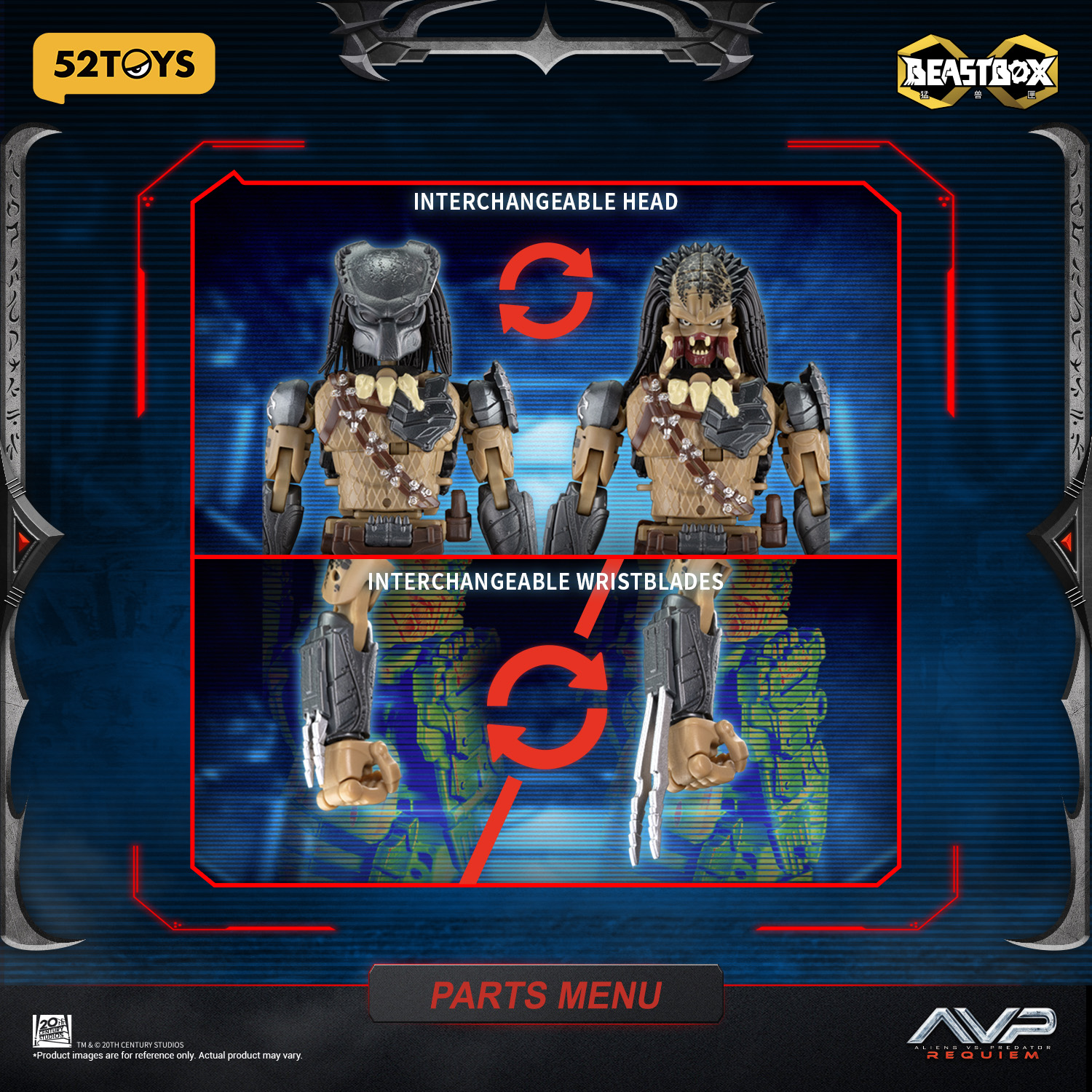 Aliens vs. Predator: Requiem BeastBOX IB-17 Wolf Predator Action