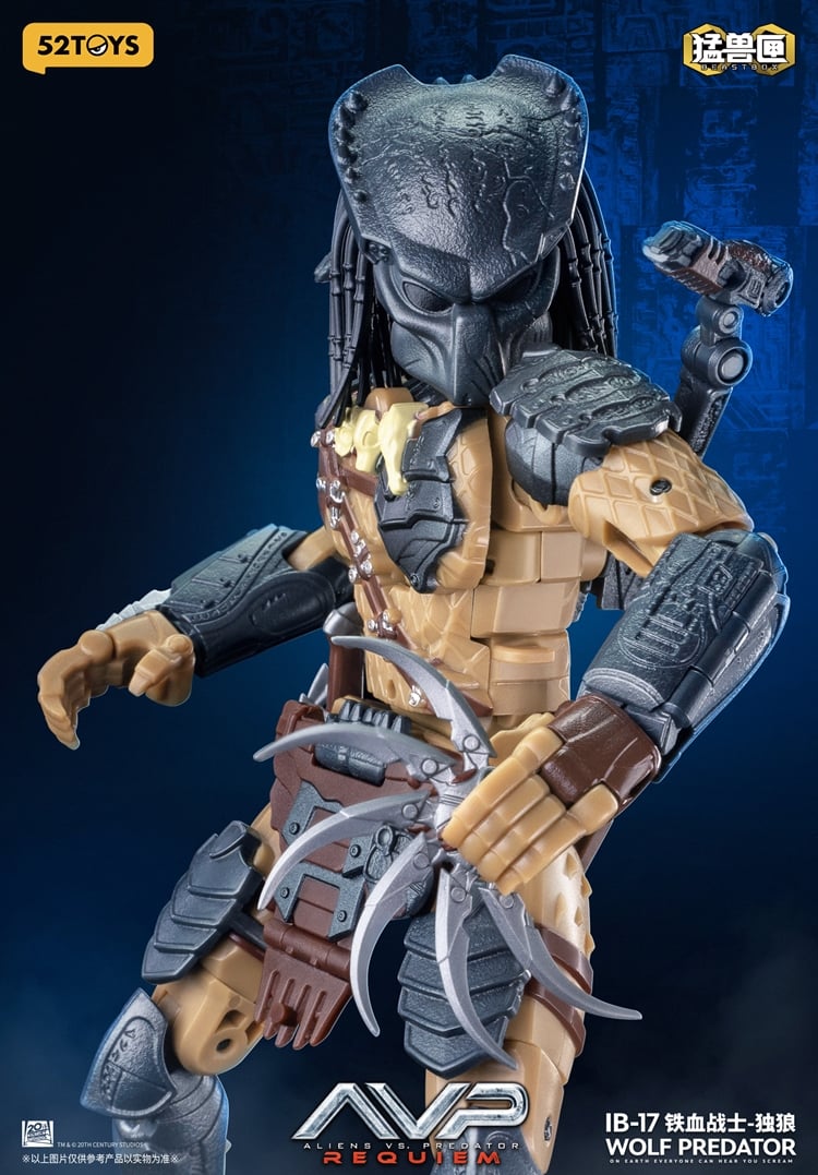 Aliens vs. Predator: Requiem BeastBOX IB-17 Wolf Predator Action