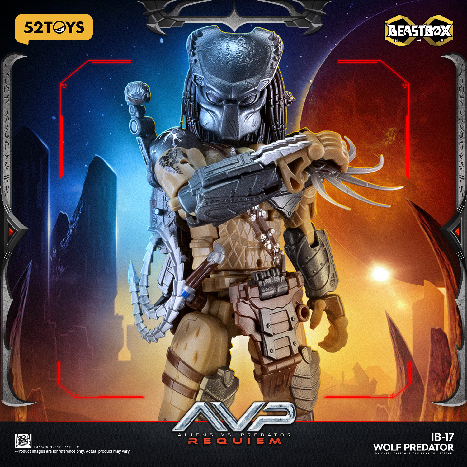 Aliens vs. Predator: Requiem BeastBOX IB-17 Wolf Predator Action