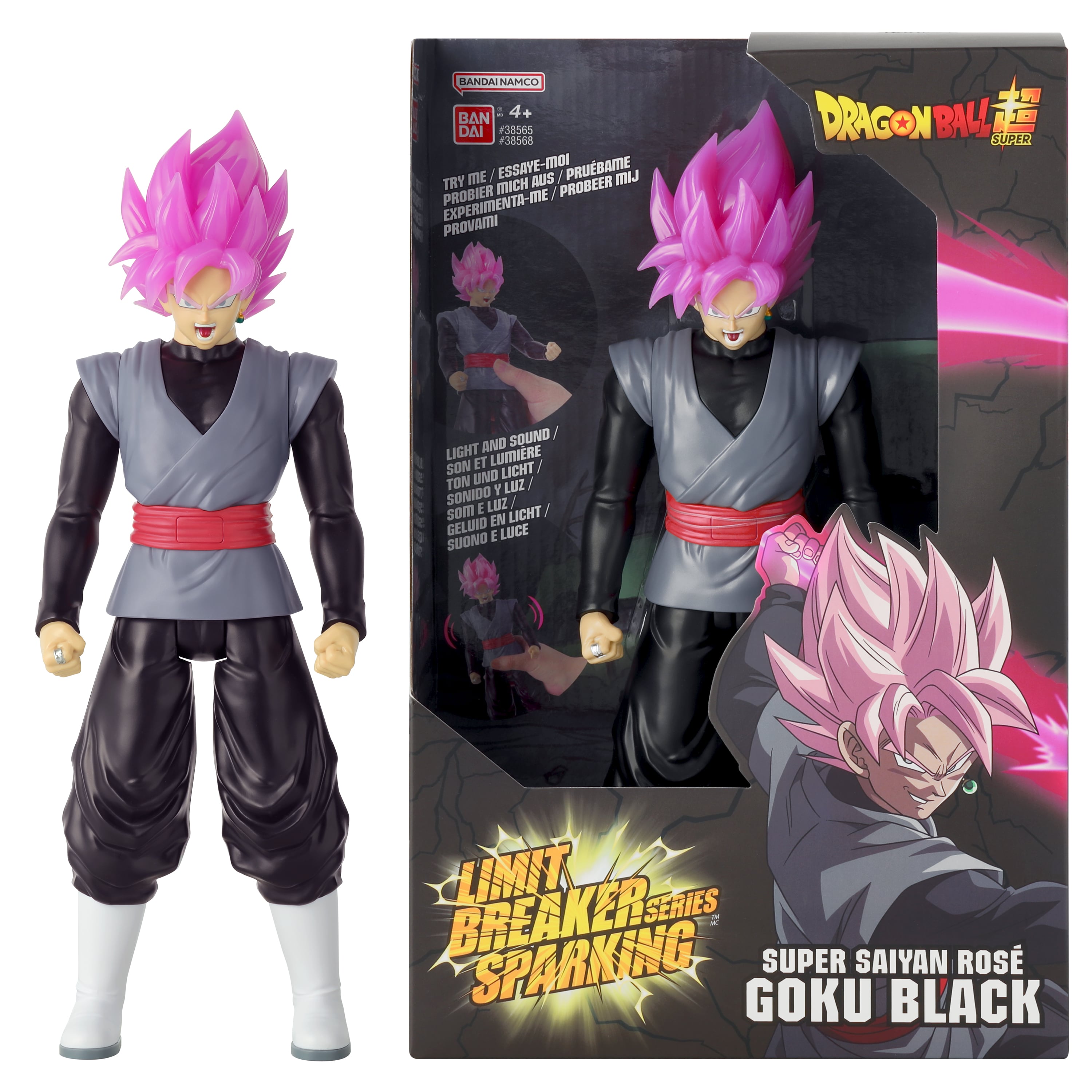 Dragon Ball Super Limit Breaker Sparking Series Super Saiyan Rose Goku Black 12-Inch Figure Gallery Image 10