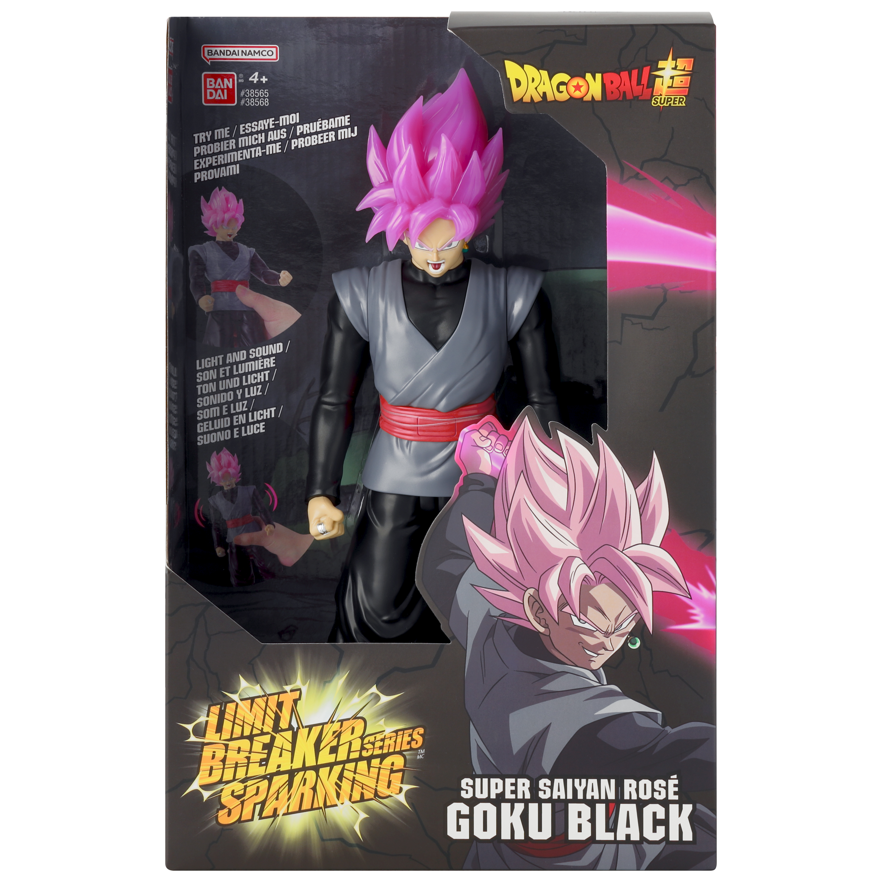 Dragon Ball Super Limit Breaker Sparking Series Super Saiyan Rose Goku Black 12-Inch Figure Gallery Image 11