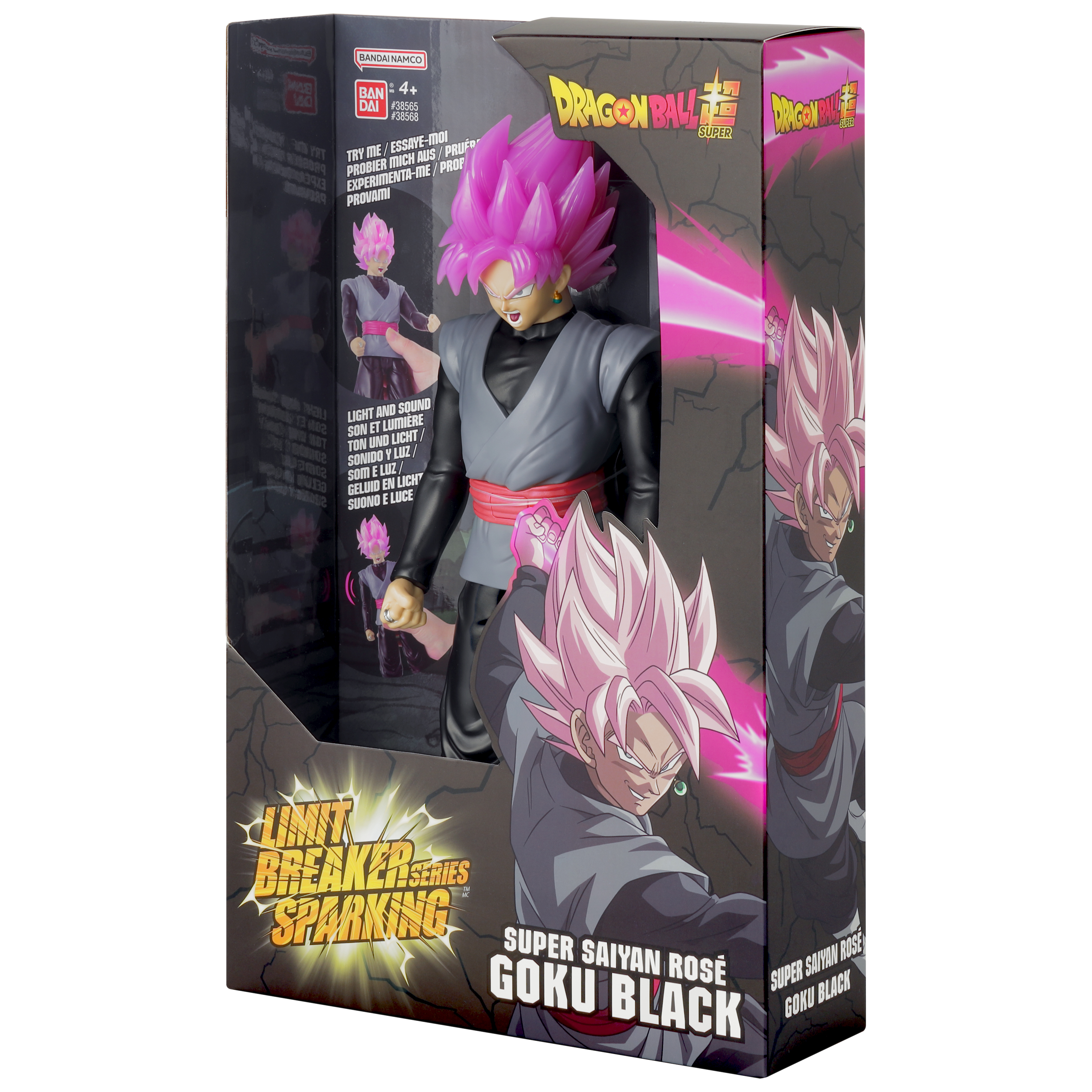 Dragon Ball Super Limit Breaker Sparking Series Super Saiyan Rose Goku Black 12-Inch Figure Gallery Image 12