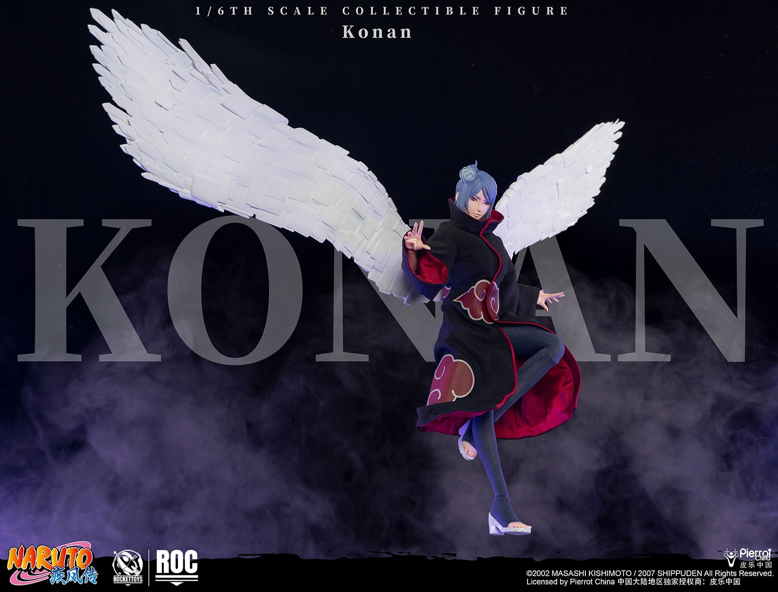 Naruto: Shippuden Konan 1/6 Scale Action Figure (With Bonus) Gallery Image 10