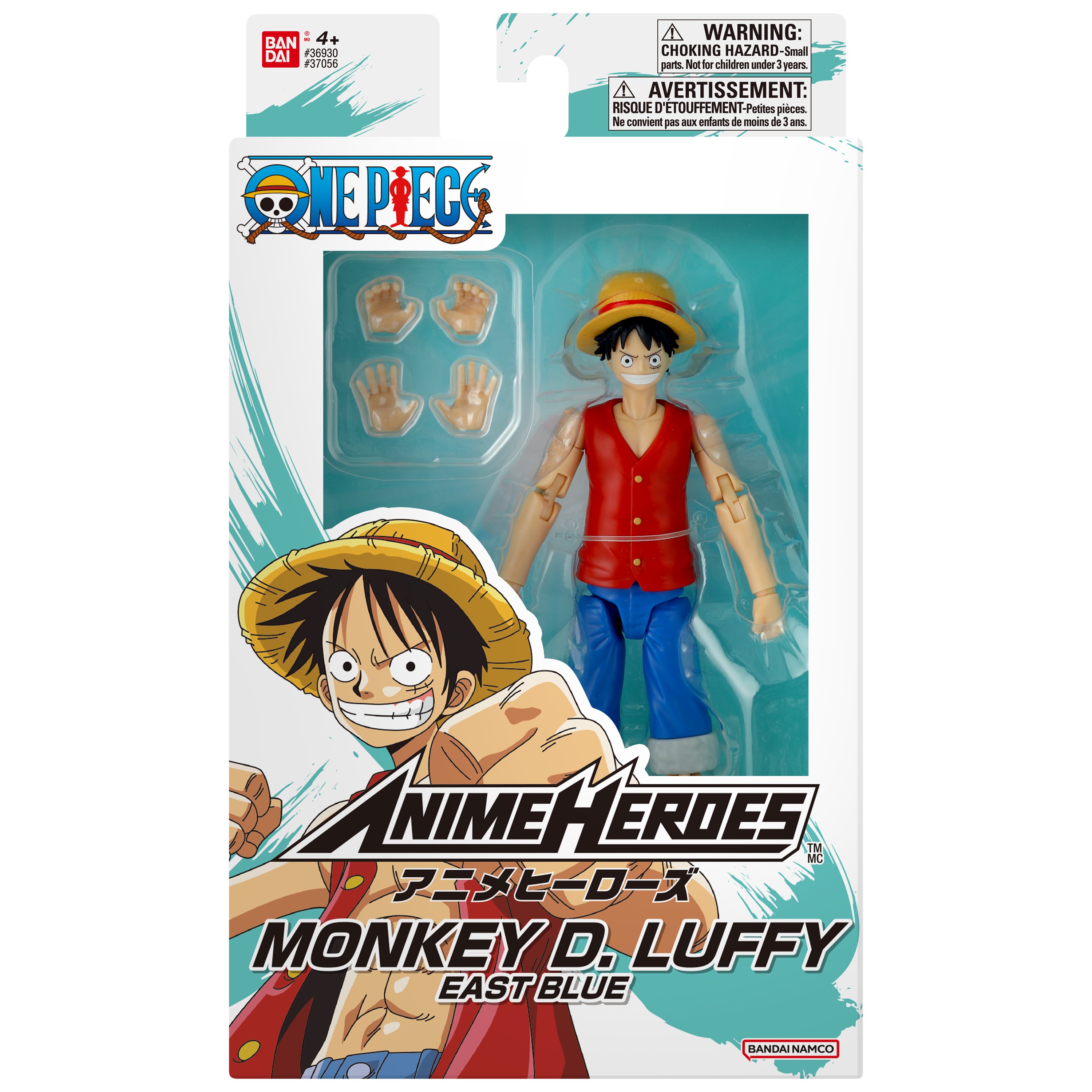 One Piece Anime Heroes Monkey D. Luffy (East Blue) Action Figure Gallery Image 11