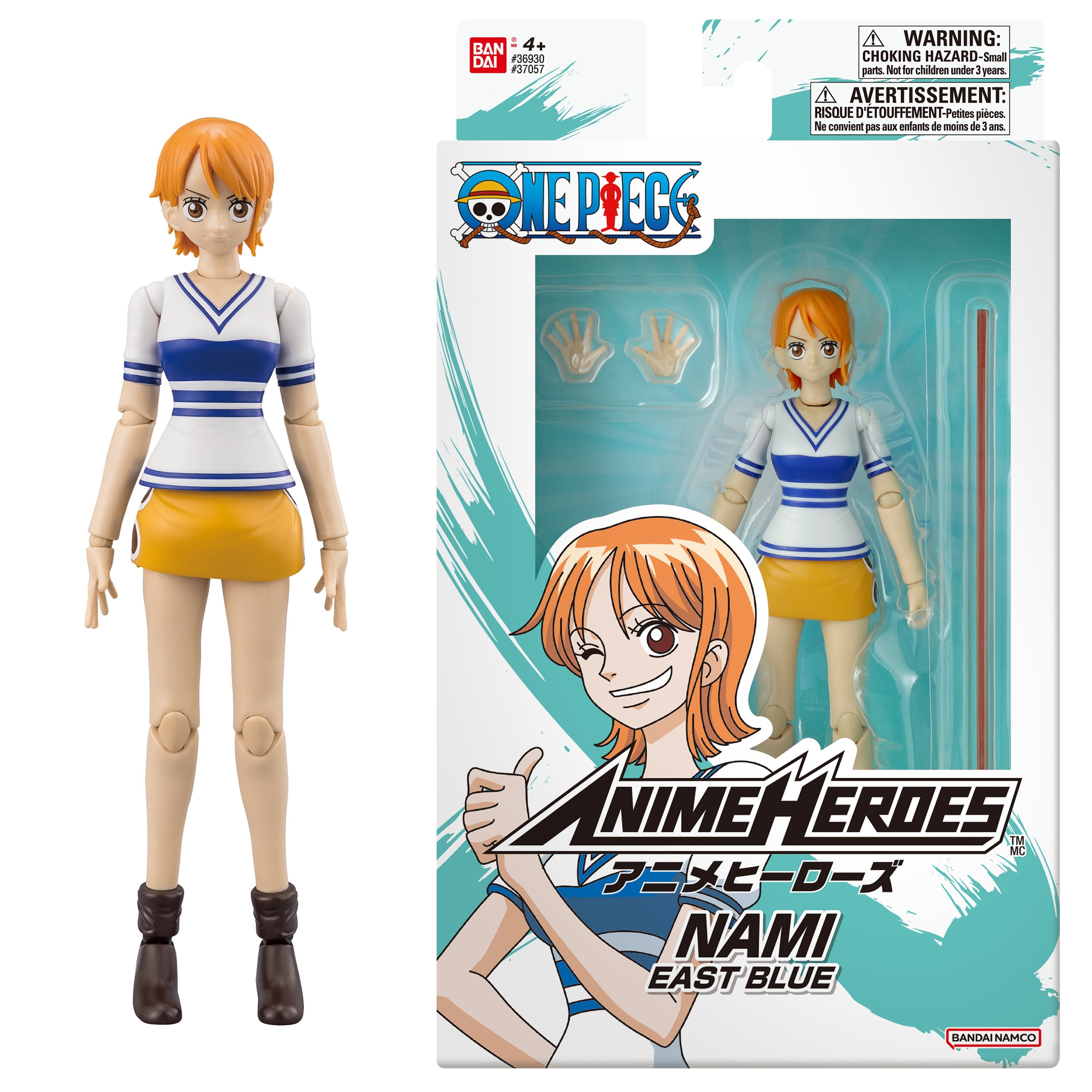 One Piece Anime Heroes Nami (East Blue) Action Figure Gallery Image 10