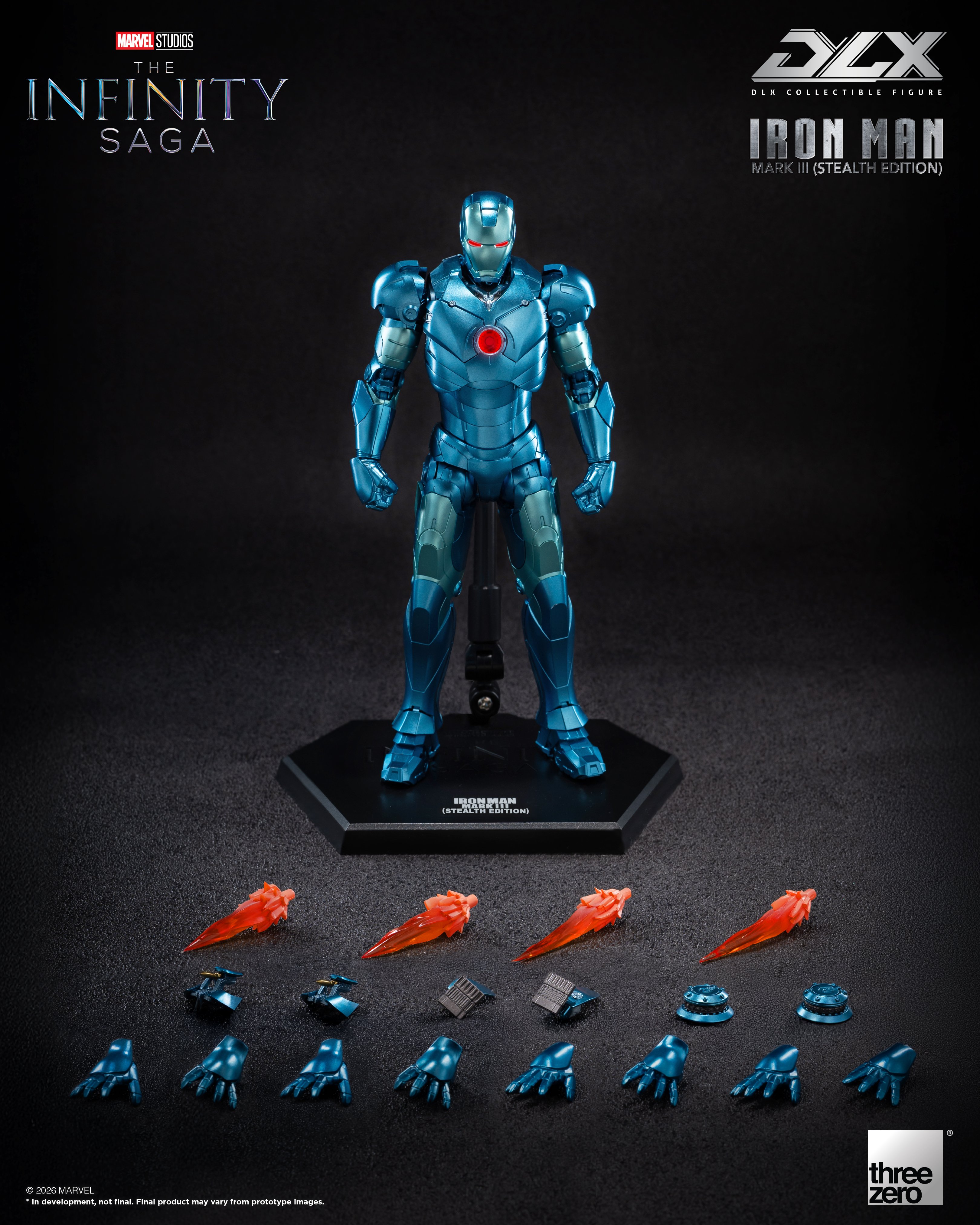 Marvel: The Infinity Saga DLX Iron Man Mark 3 (Stealth Edition) 1