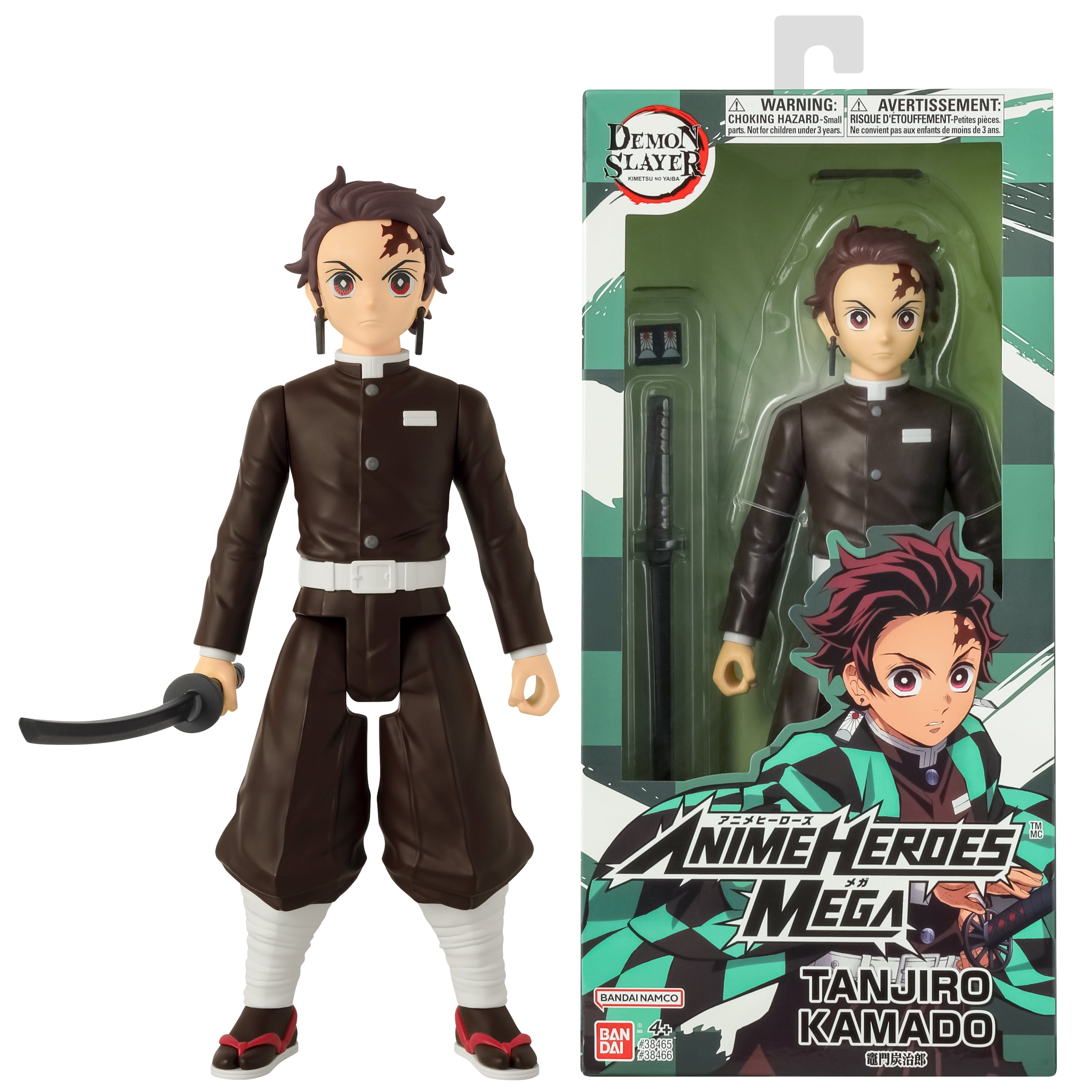Demon Slayer: Kimetsu no Yaiba Anime Heroes Mega Tanjiro Kamado Figure Gallery Image 12