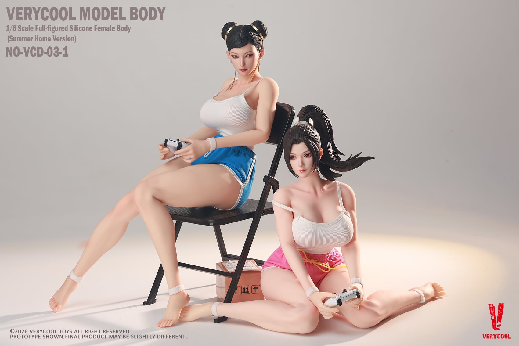 Female Body No.3 Full-Figured (Summer Loungewear Ver. A) 1/6 Scale Silicone Body (With Bonus) Gallery Image 18