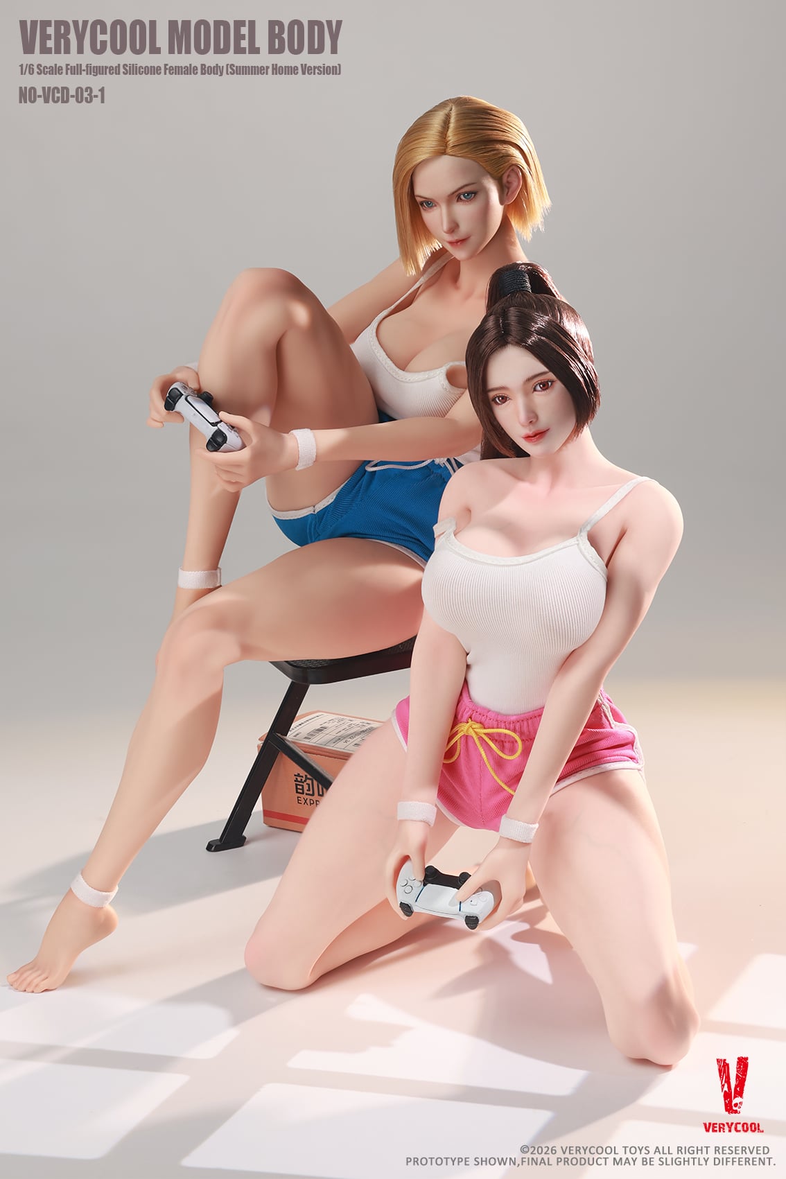 Female Body No.3 Full-Figured (Summer Loungewear Ver. A) 1/6 Scale Silicone Body (With Bonus) Gallery Image 13