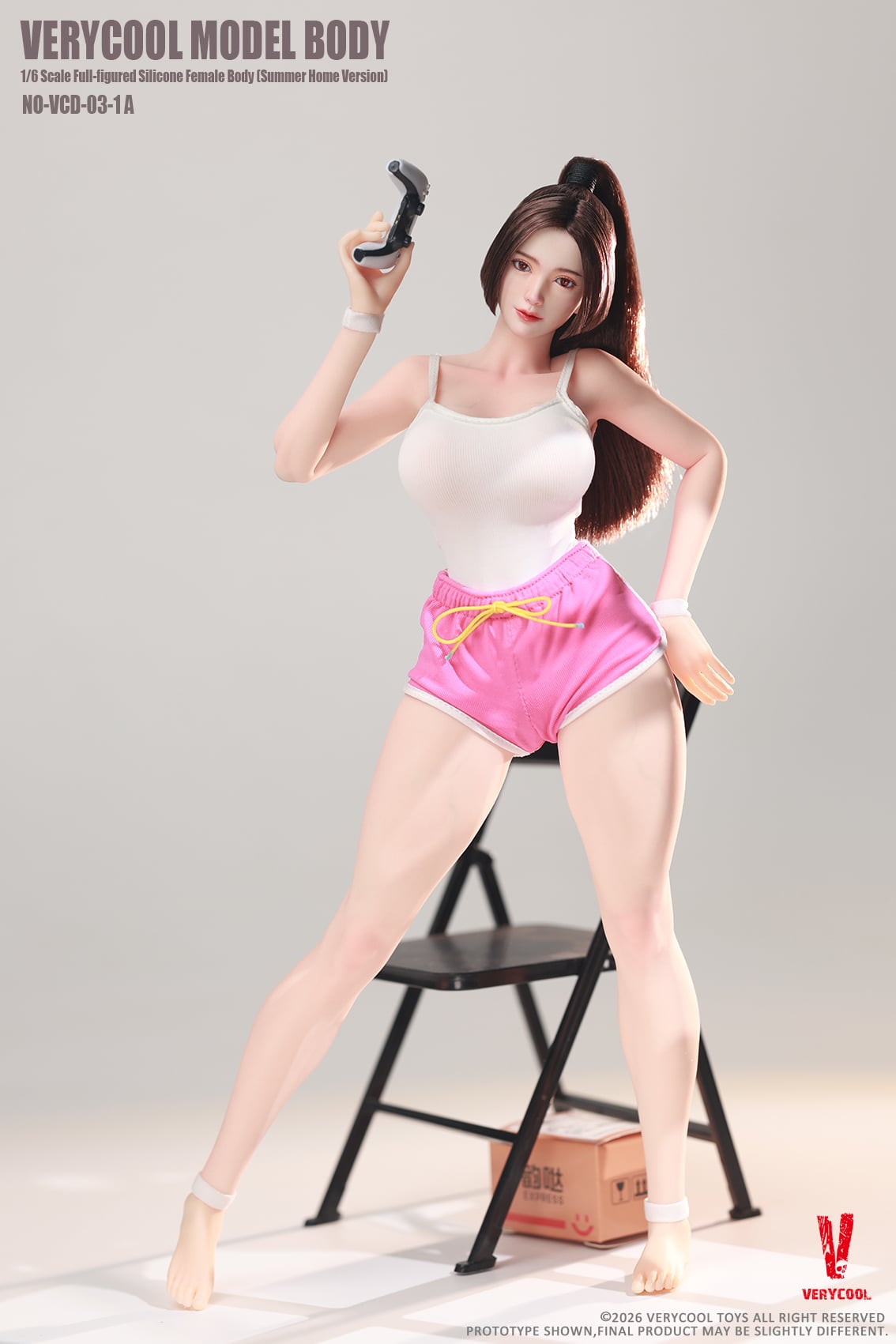 Female Body No.3 Full-Figured (Summer Loungewear Ver. A) 1/6 Scale Silicone Body (With Bonus) Gallery Image 5