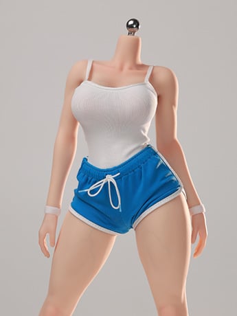 Female Body No.3 Full-Figured (Summer Loungewear Ver. B) 1/6 Scale Silicone Body Gallery Image 2