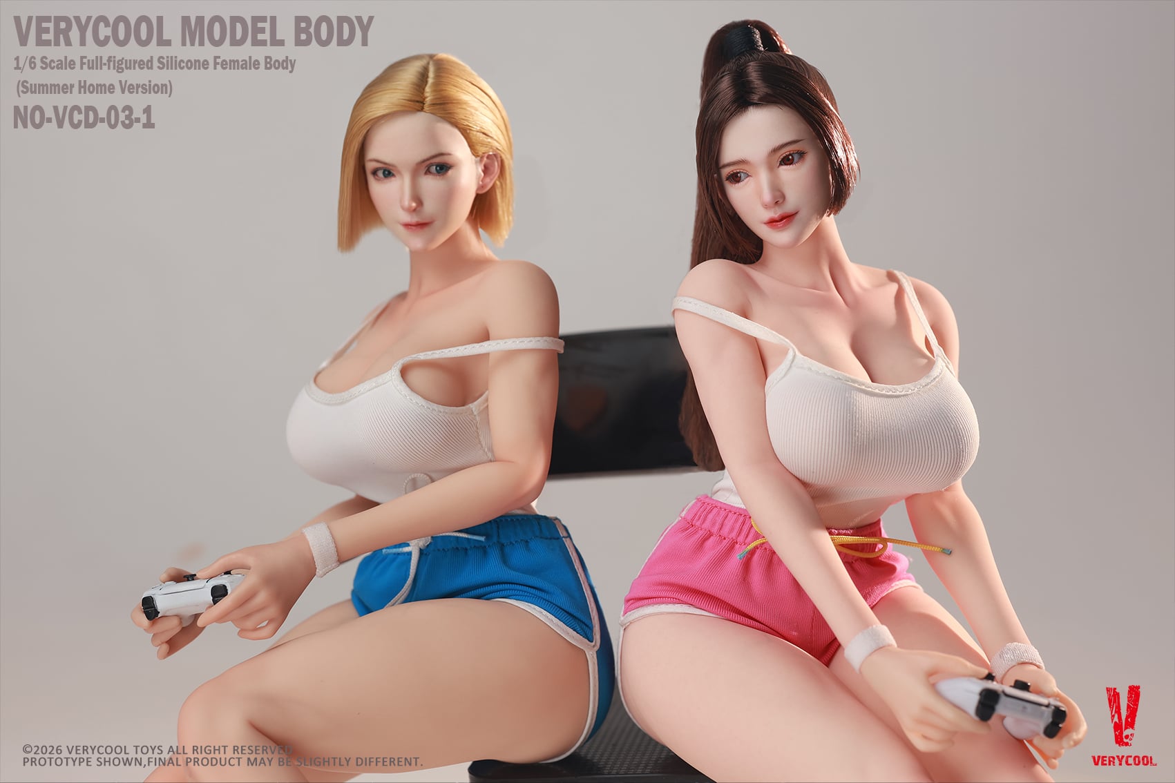 Female Body No.3 Full-Figured (Summer Loungewear Ver. B) 1/6 Scale Silicone Body Gallery Image 12