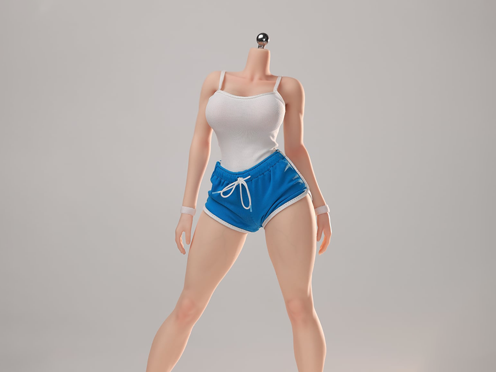 Female Body No.3 Full-Figured (Summer Loungewear Ver. B) 1/6 Scale Silicone Body Gallery Image 1