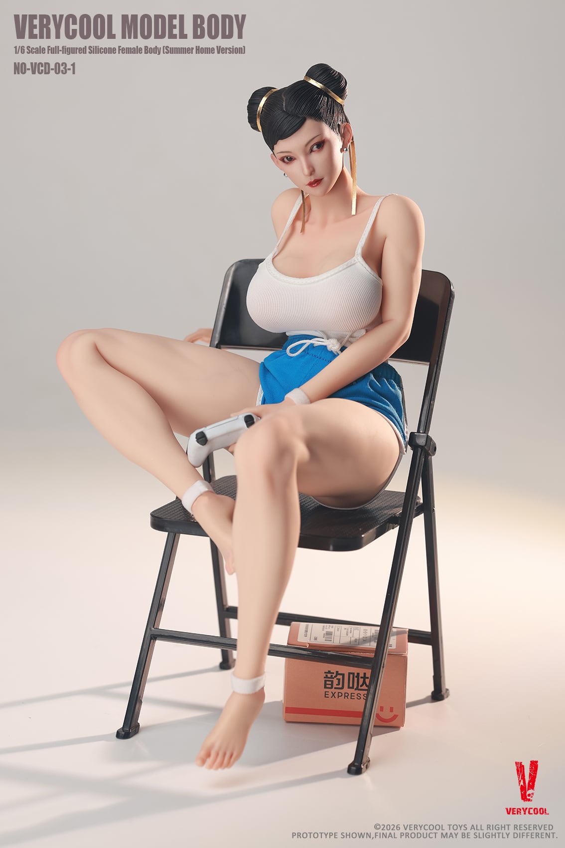 Female Body No.3 Full-Figured (Summer Loungewear Ver. B) 1/6 Scale Silicone Body Gallery Image 16