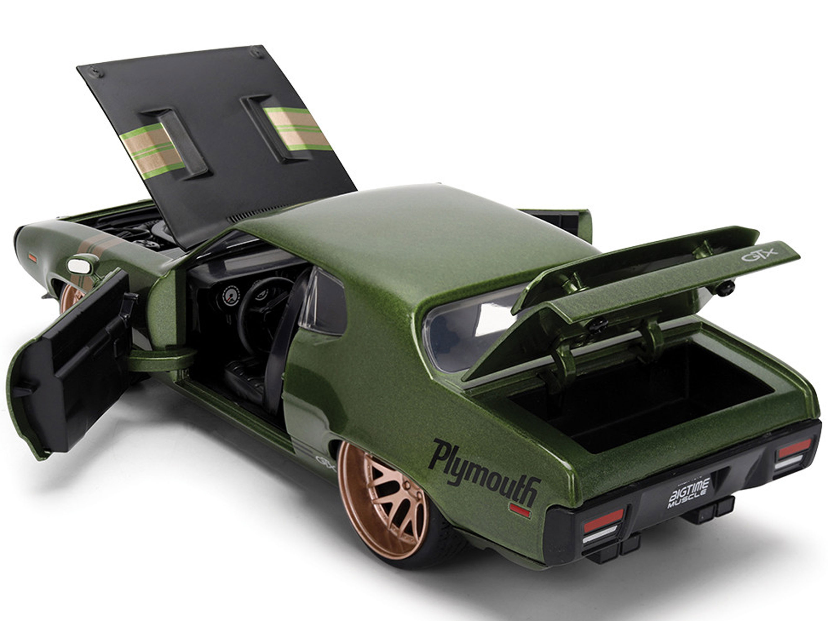 Bigtime Muscle 1972 Plymouth GTX 1/24 Scale Die-Cast Model Gallery Image 5