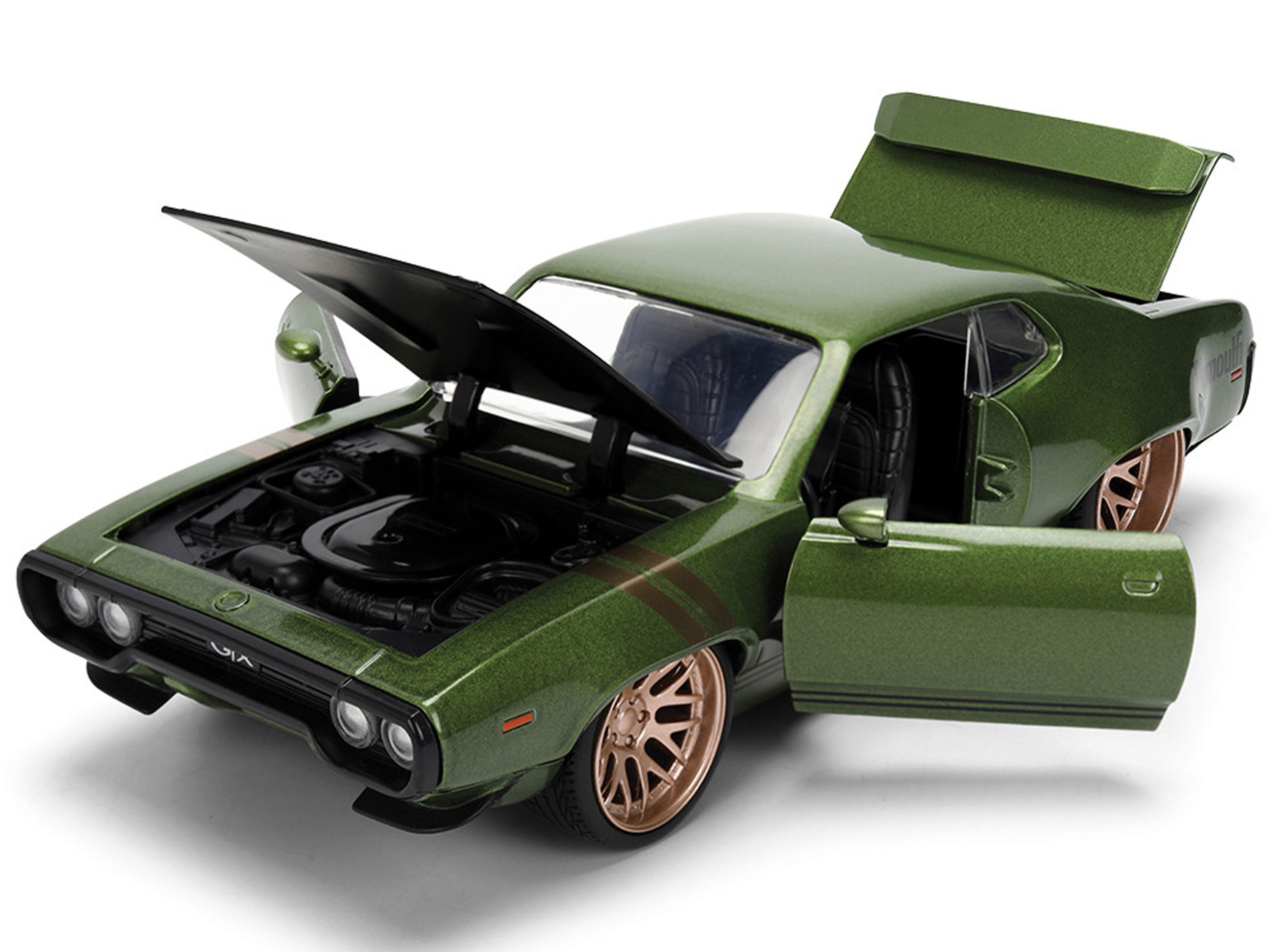 Bigtime Muscle 1972 Plymouth GTX 1/24 Scale Die-Cast Model Gallery Image 6