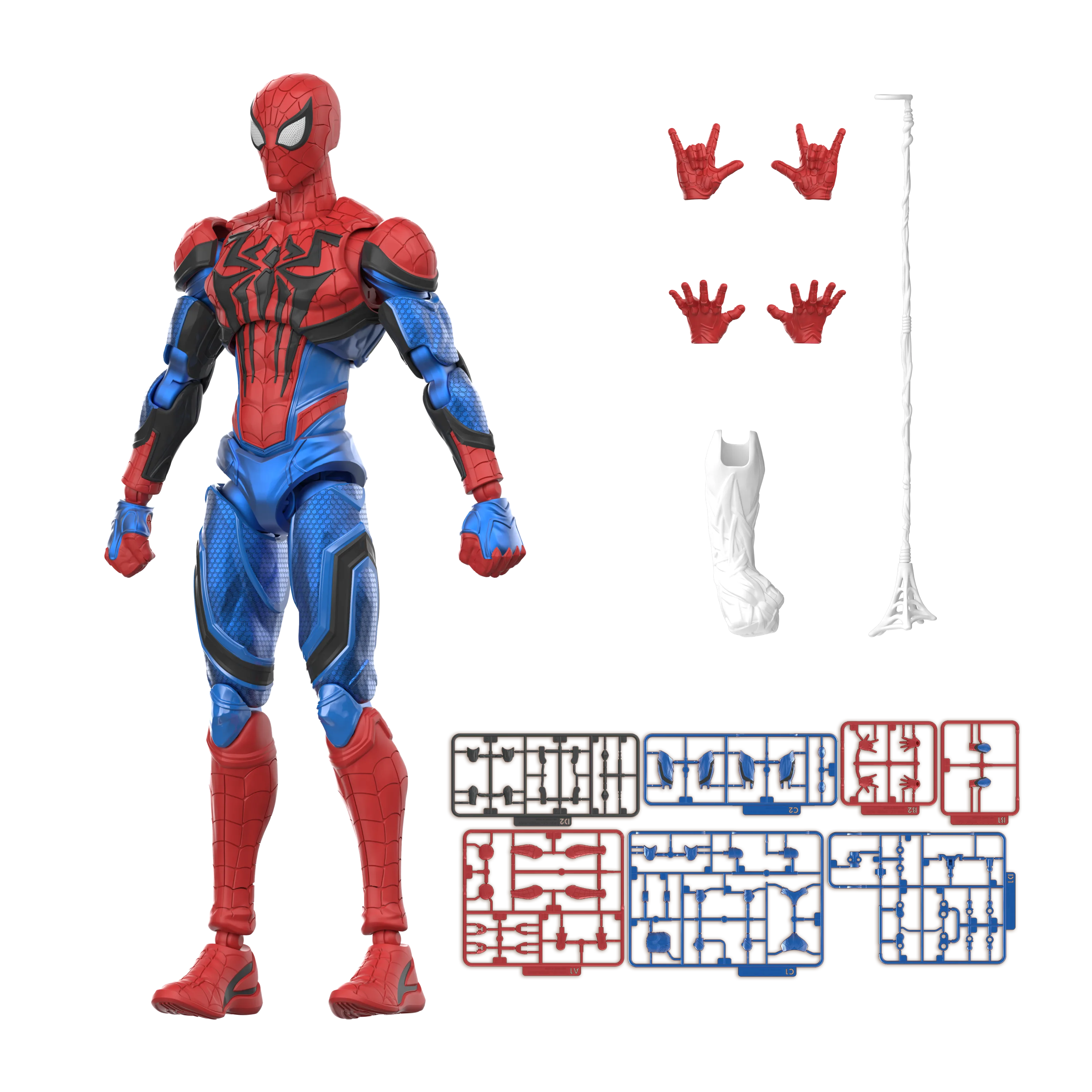 Marvel Rivals Champion Class CC06 Spider-Man Model Kit Gallery Image 7
