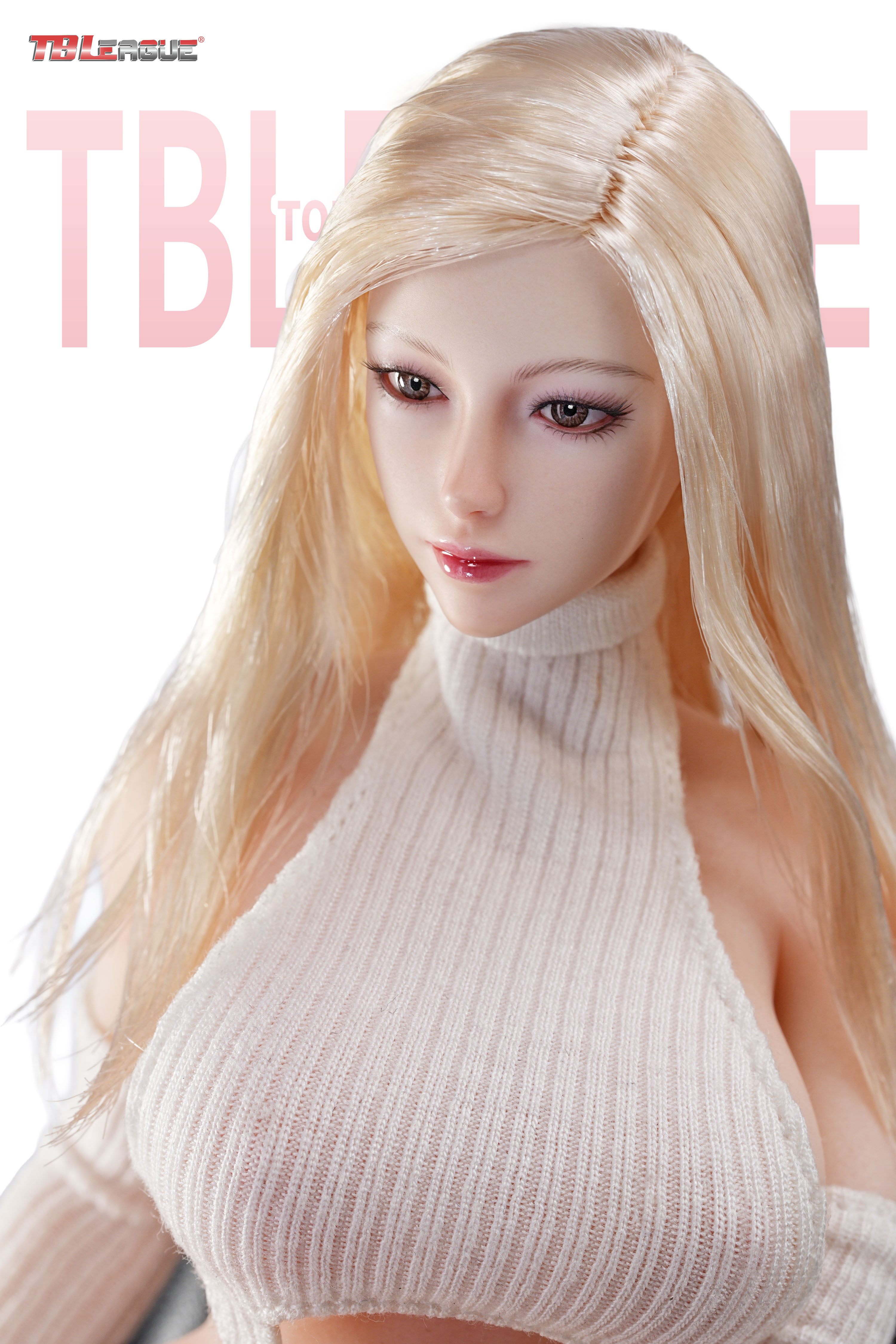 Female Body (Pale Large Bust) 1/6 Scale Body (SR-BD01 With Head Sculpt)