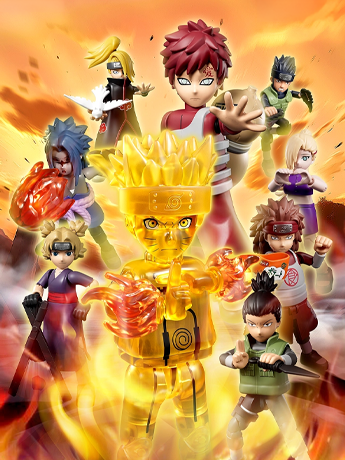 Naruto: Shippuden GV-03 Heart of a Ninja Box of 9 Model Kits
