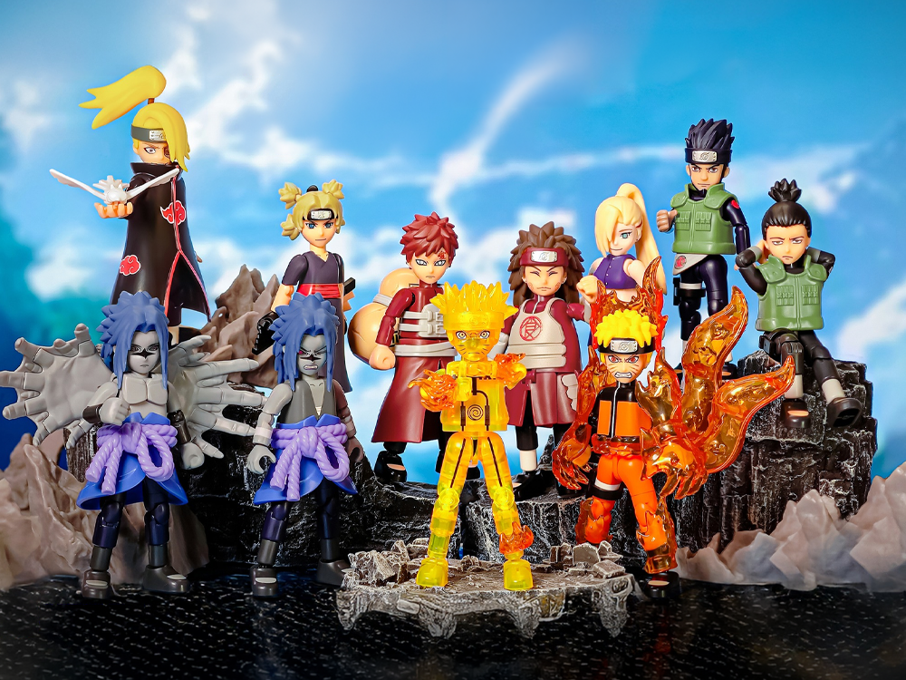 Naruto: Shippuden GV-03 Heart of a Ninja Box of 9 Model Kits