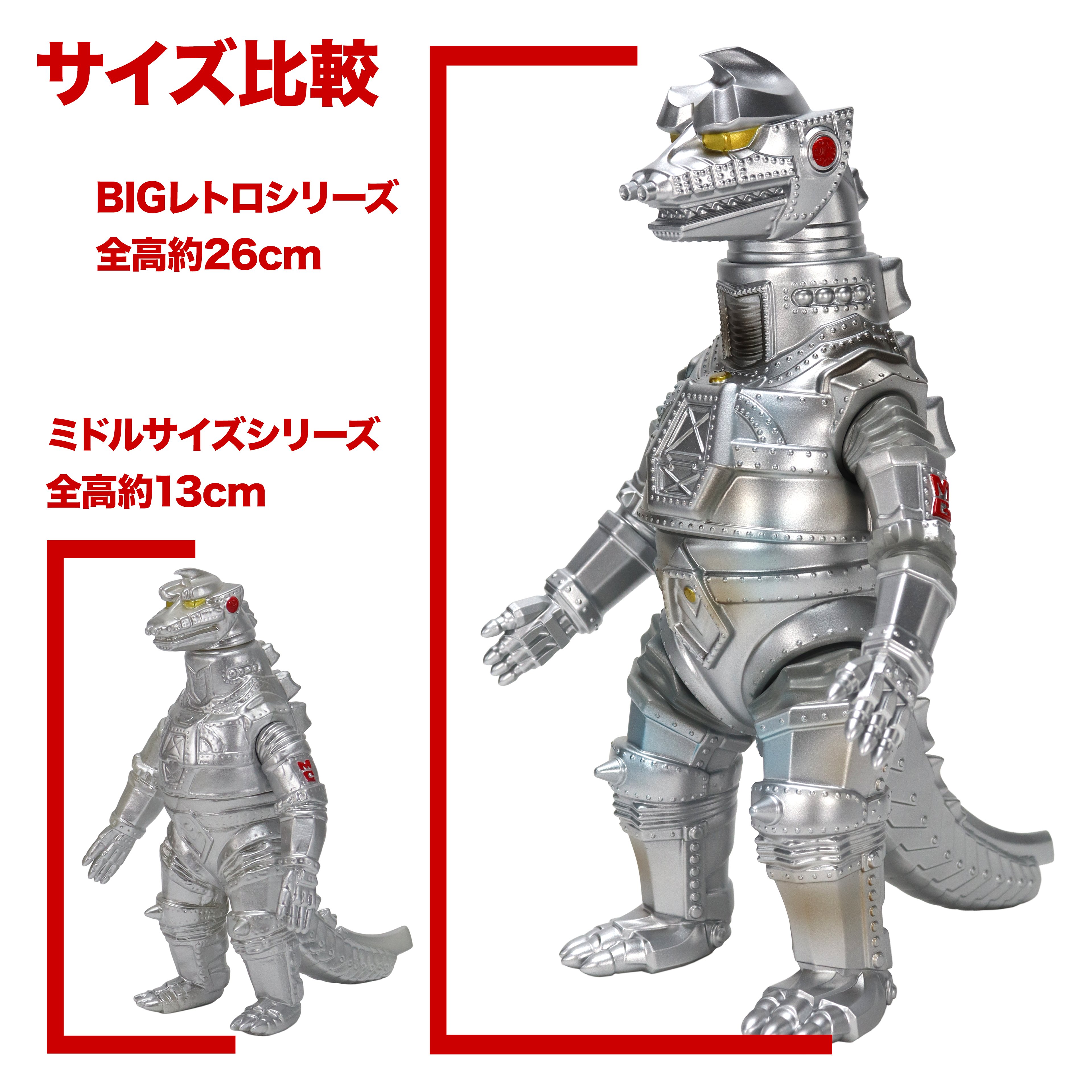 Godzilla vs. Mechagodzilla (1974) BIG Retro Soft Vinyl Series Mechagodzilla (Standard Ver.) Figure Gallery Image 14