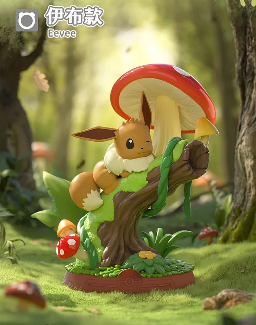 Pokemon Enjoy! Eevee Forest Adventure Series 3 Box of 9 Random Figures