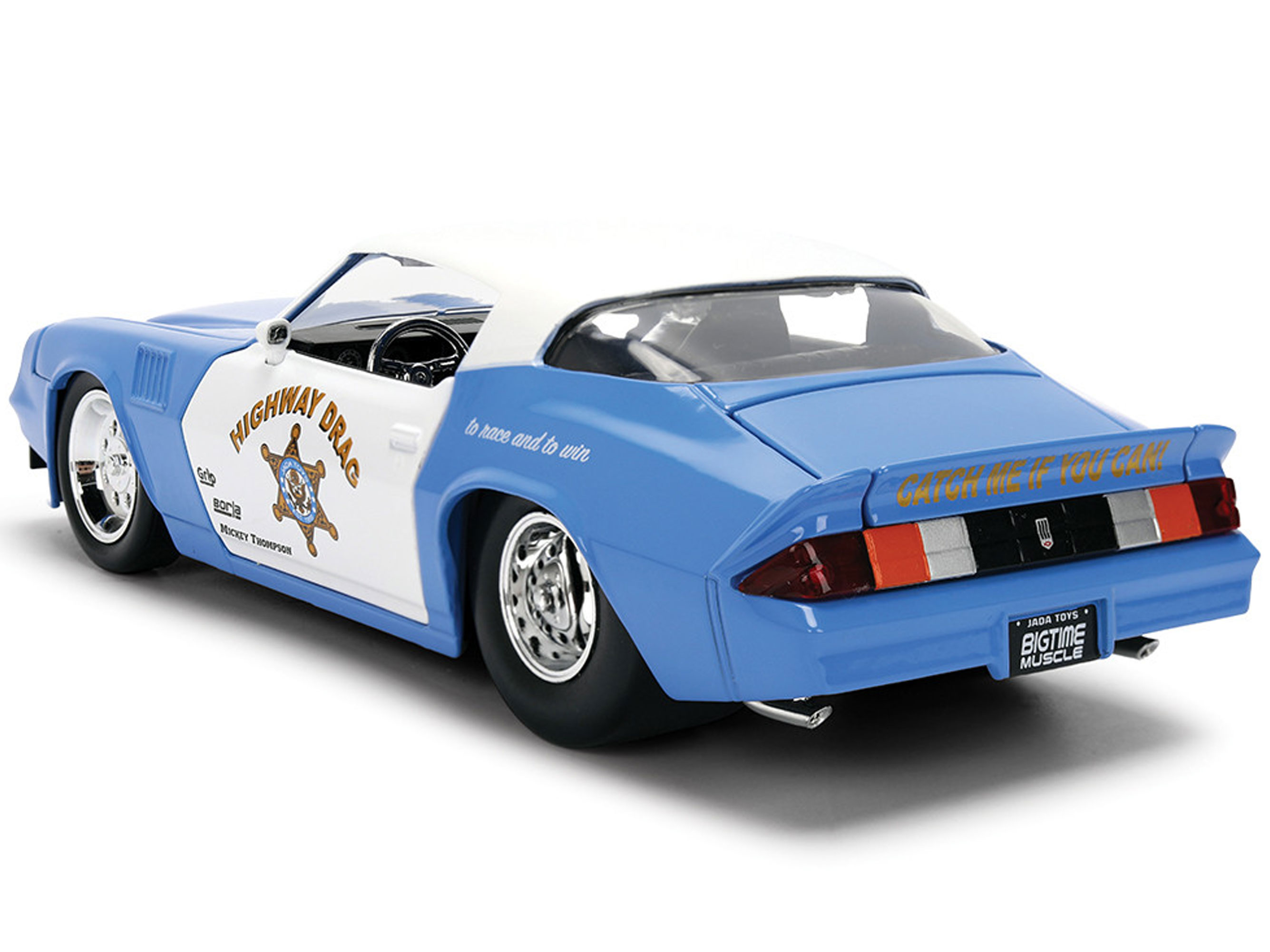Bigtime Muscle 1979 Chevrolet Camaro Z28 Police Highway Drag 1/24 Scale Die-Cast Model Gallery Image 4