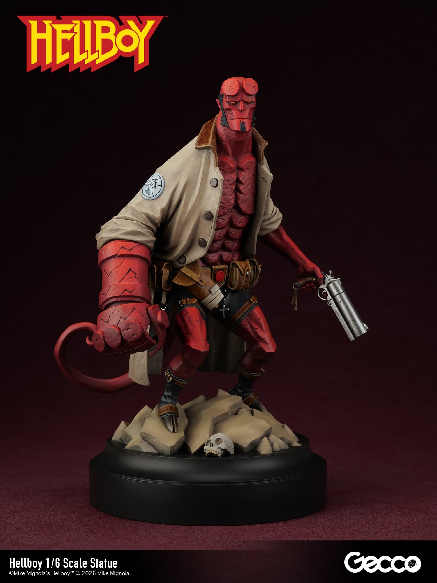 Hellboy (Standard Ver.) 1/6 Scale Statue Gallery Image 4