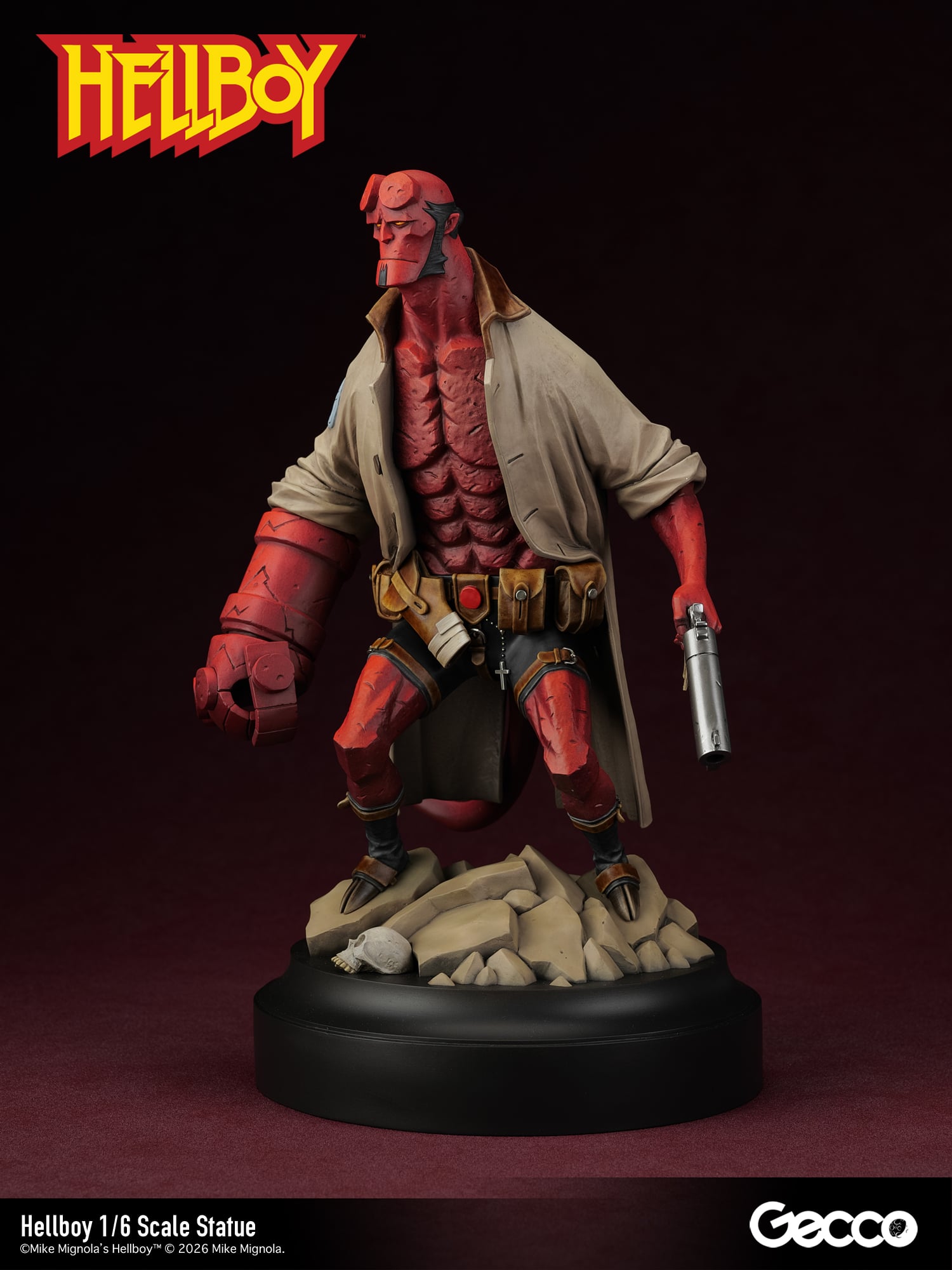 Hellboy (Standard Ver.) 1/6 Scale Statue Gallery Image 6