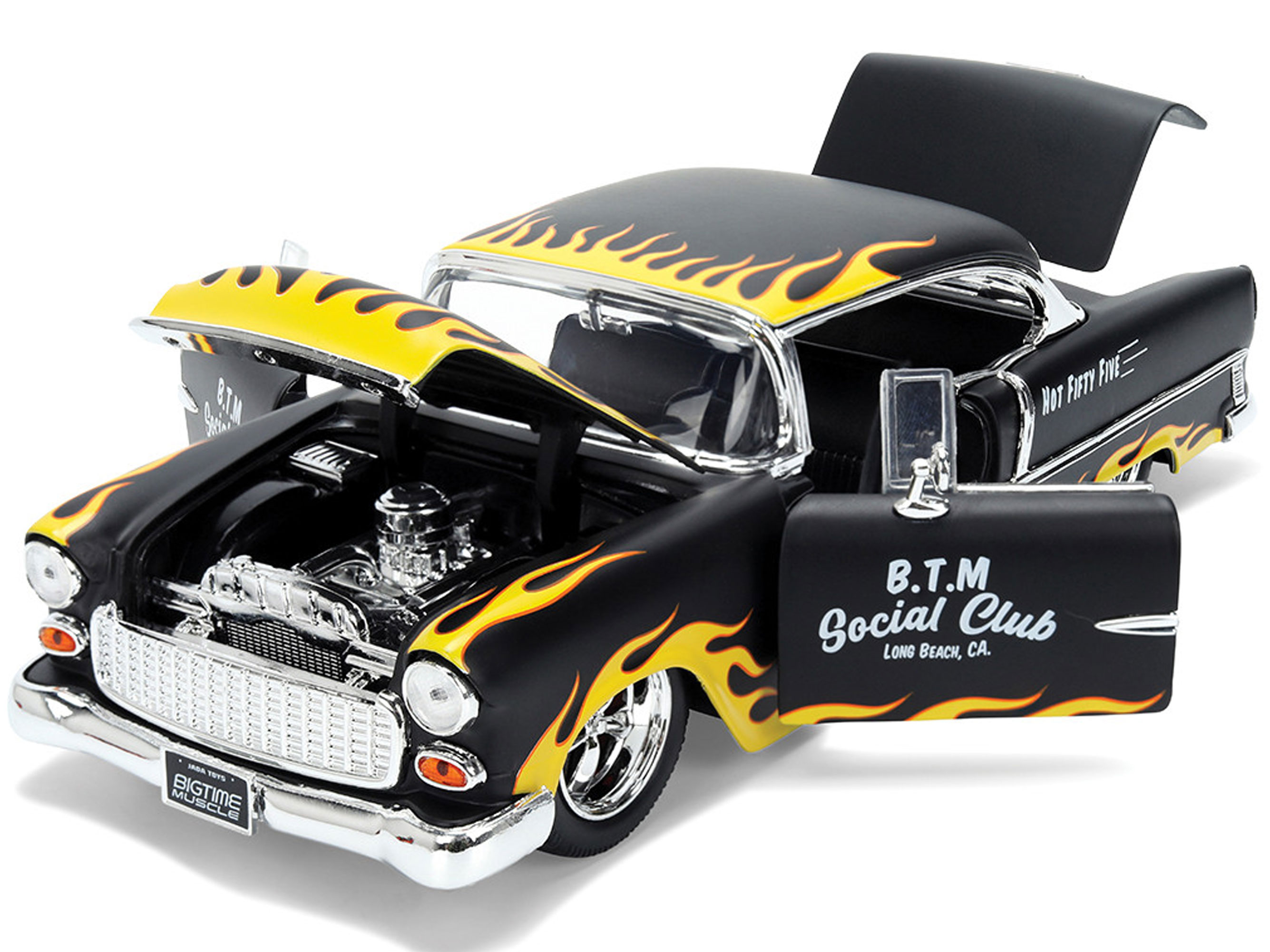 Bigtime Muscle 1955 Chevrolet Bel Air BTM Social Club 1/24 Scale