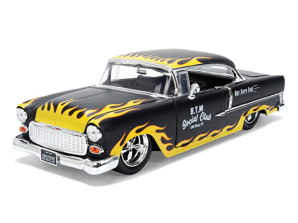 Bigtime Muscle 1955 Chevrolet Bel Air BTM Social Club 1/24 Scale