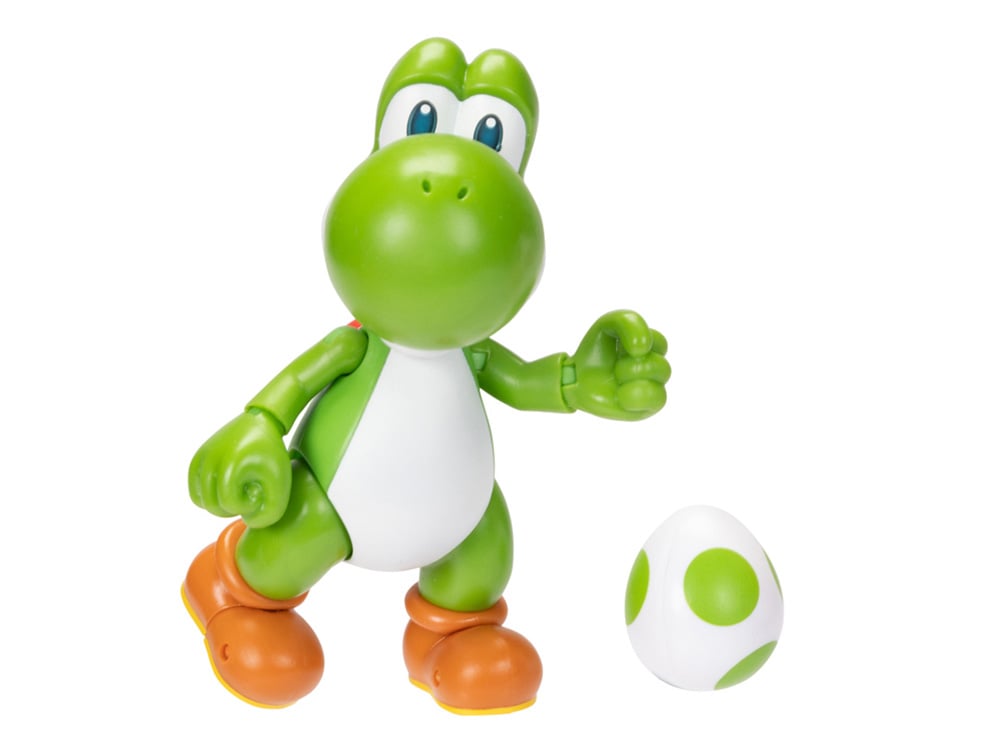 World of Nintendo Yoshi with Yoshi Egg 4-Inch Scale Action Figure Gallery Image 1