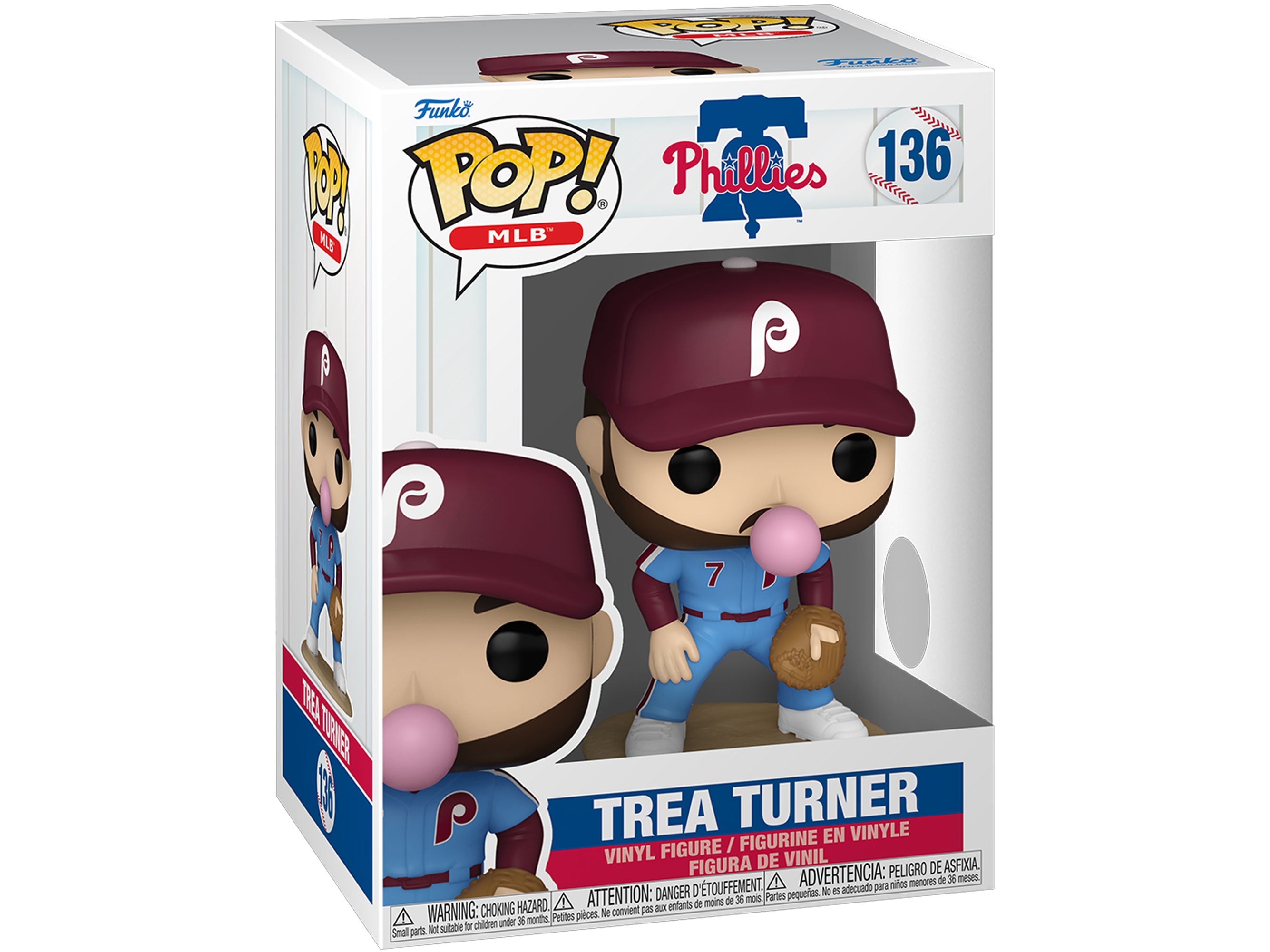 Philadelphia Phillies Pop! MLB #136 Trea Turner Gallery Image 3