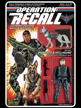 Image of Operation: Recall Wave 1 Breacher and Hellhound Action Figure