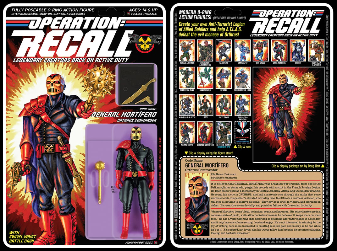 Operation: Recall Wave 1 General Mortifero Action Figure Gallery Image 6