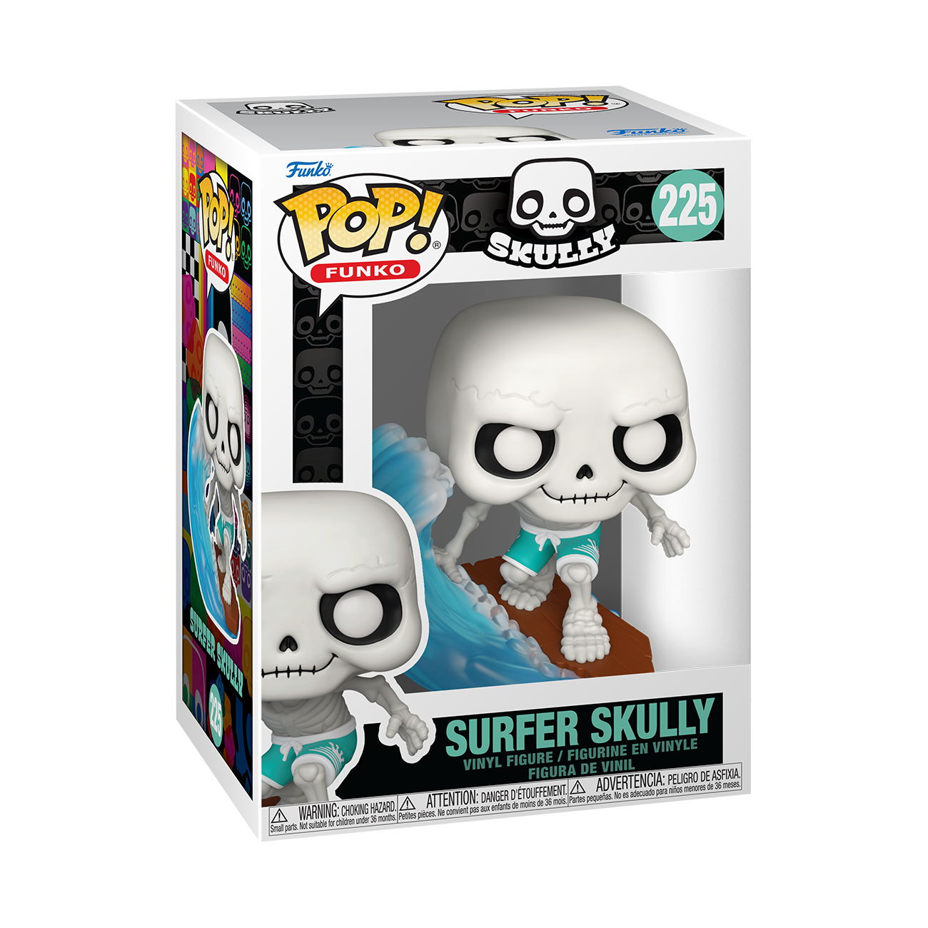 Skeleton Summer Pop! #225 Surfer Skully Gallery Image 3