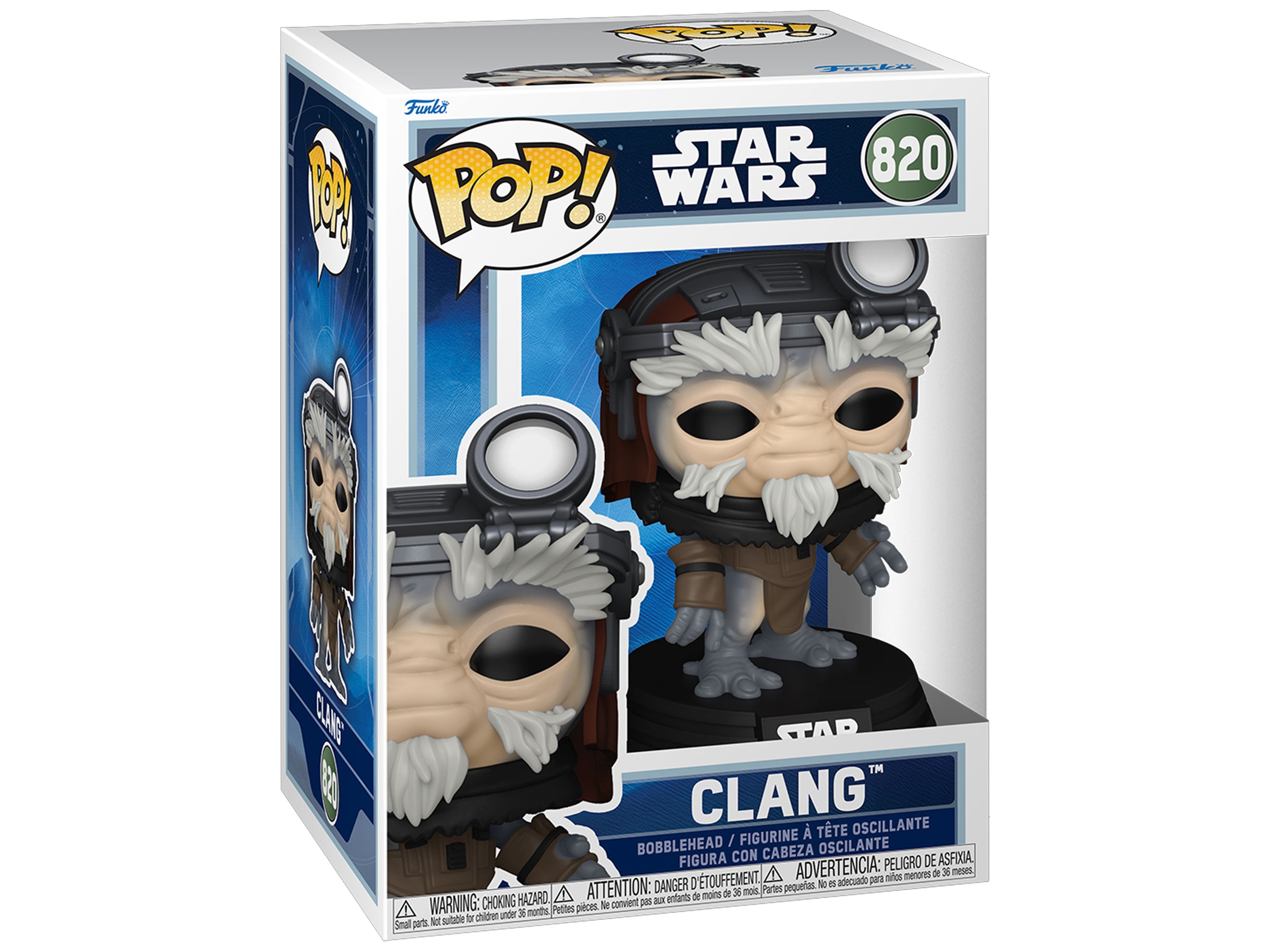 Star Wars: Mandalorian & Grogu Pop! #820 Clang Gallery Image 3