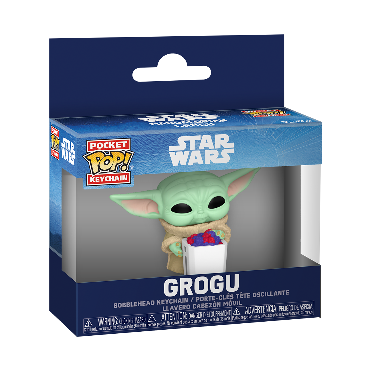 Star Wars: The Mandalorian and Grogu Pop! Keychain Grogu Gallery Image 3