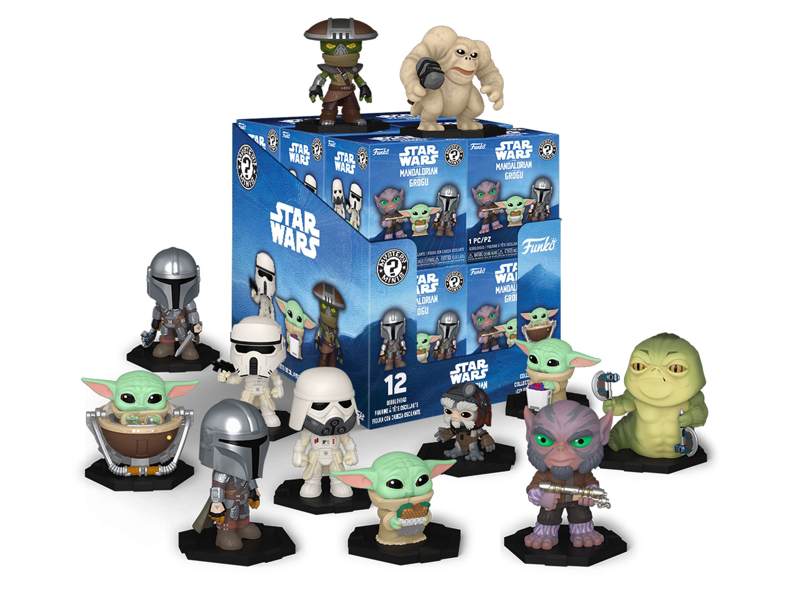 Star Wars: The Mandalorian and Grogu Mystery Minis Box of 12 Random Figures Gallery Image 4