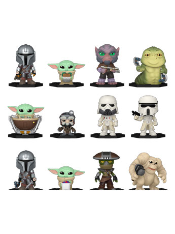 Star Wars: The Mandalorian and Grogu Mystery Minis Box of 12 Random Figures Gallery Image 2