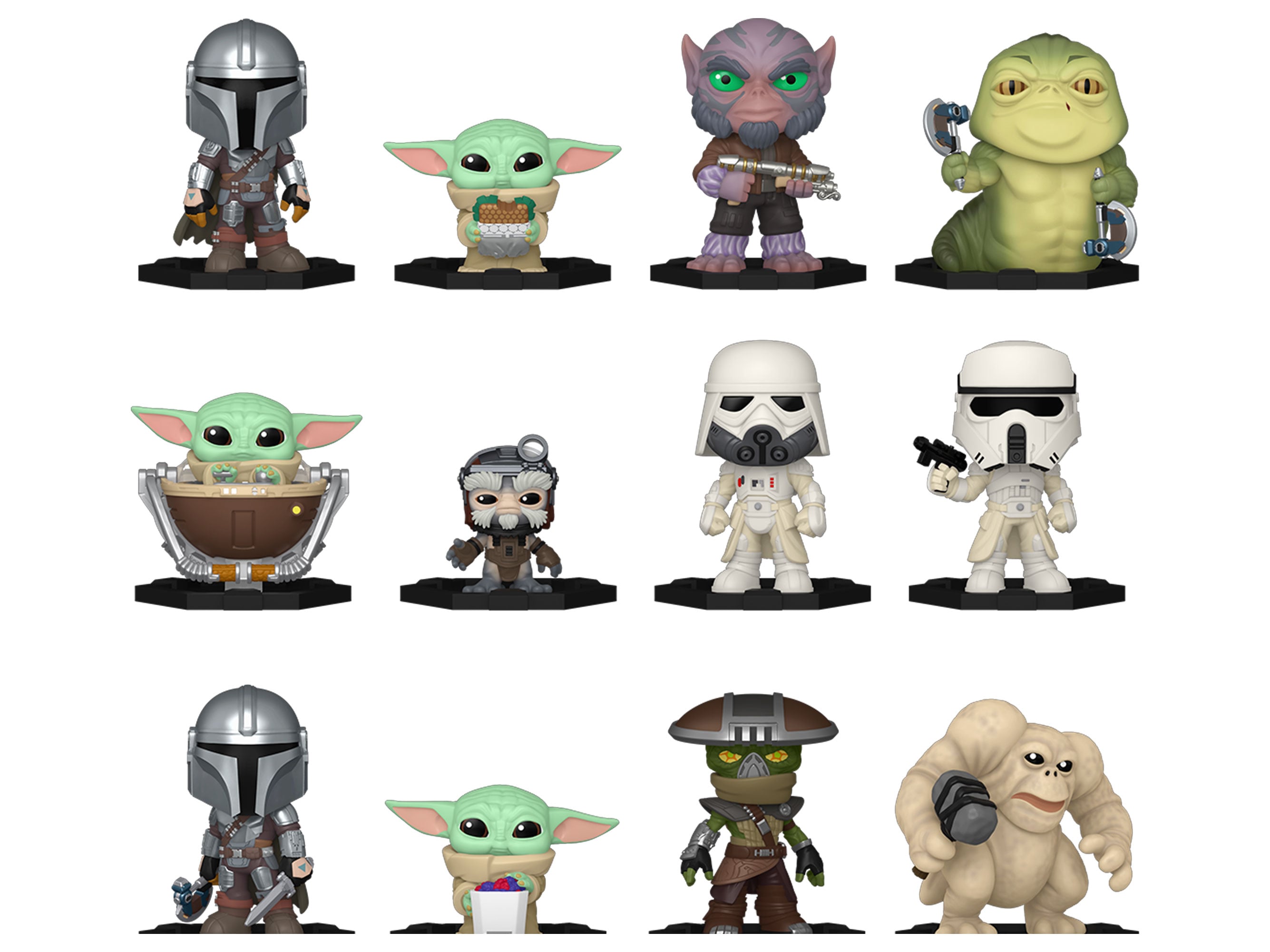 Star Wars: The Mandalorian and Grogu Mystery Minis Box of 12 Random Figures Gallery Image 3