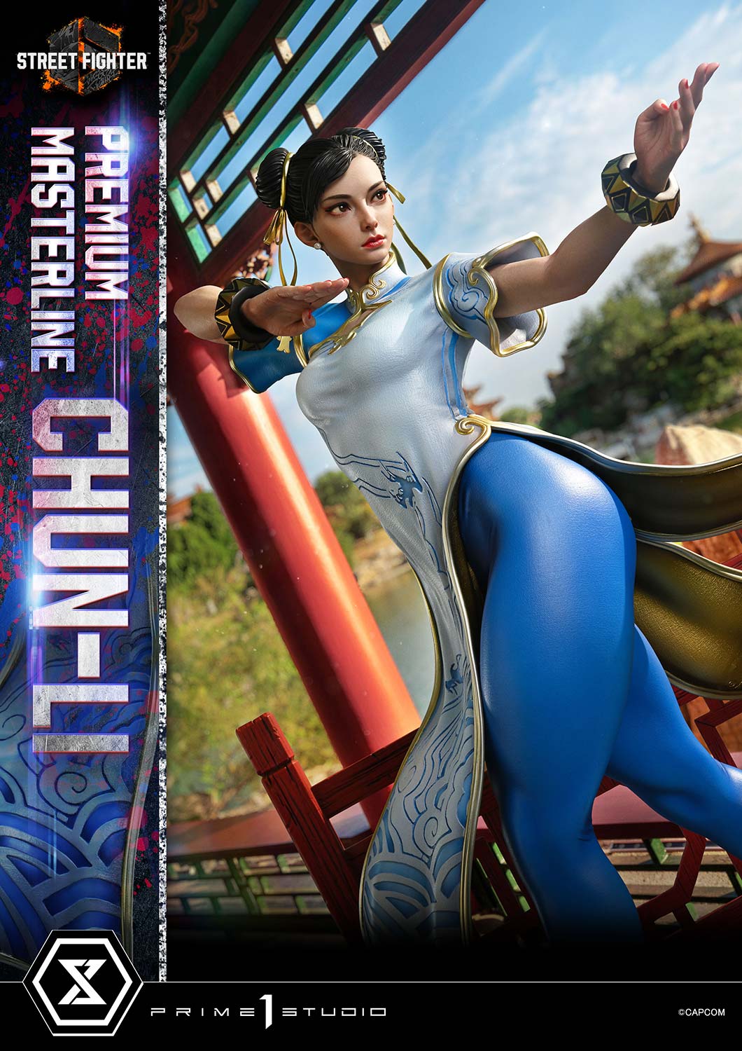 Street Fighter 6 Premium Masterline Chun-Li 1/4 Scale Statue Gallery Image 11