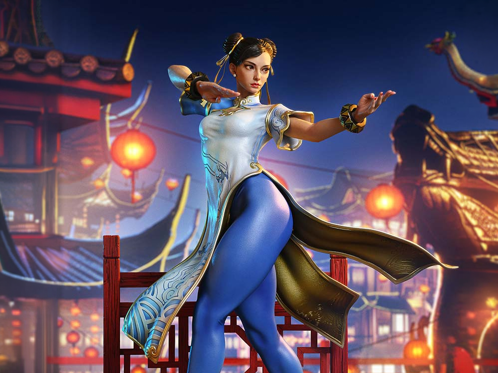 Street Fighter 6 Premium Masterline Chun-Li 1/4 Scale Statue Gallery Image 1