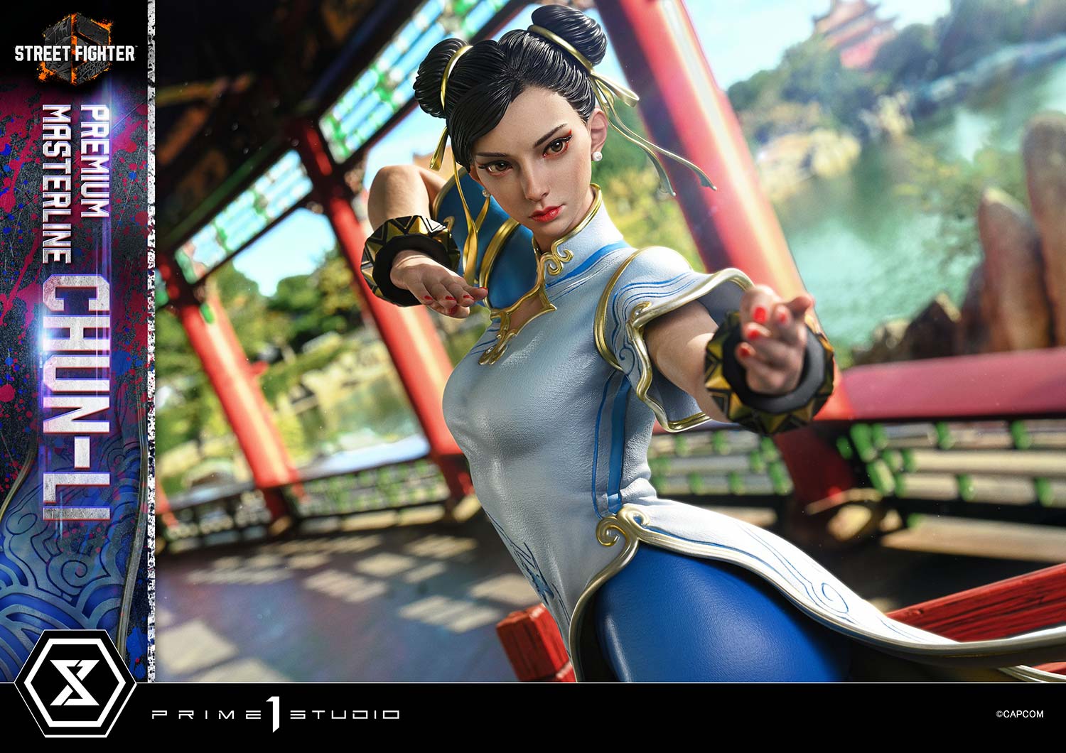 Street Fighter 6 Premium Masterline Chun-Li 1/4 Scale Statue Gallery Image 7