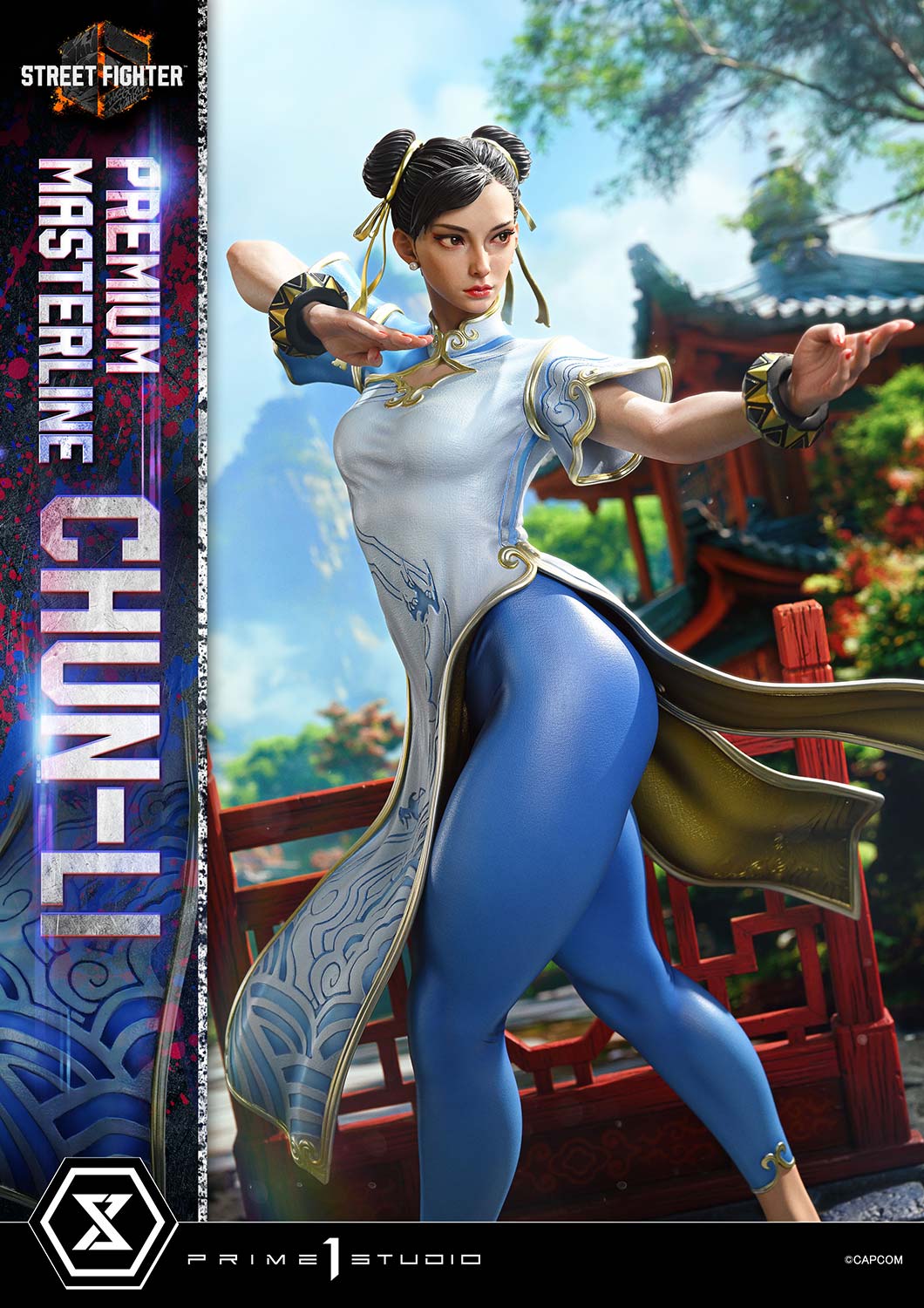 Street Fighter 6 Premium Masterline Chun-Li 1/4 Scale Statue Gallery Image 10