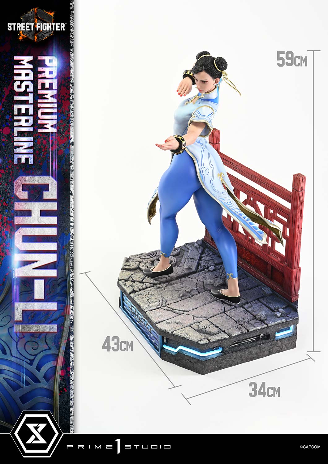Street Fighter 6 Premium Masterline Chun-Li 1/4 Scale Statue Gallery Image 35