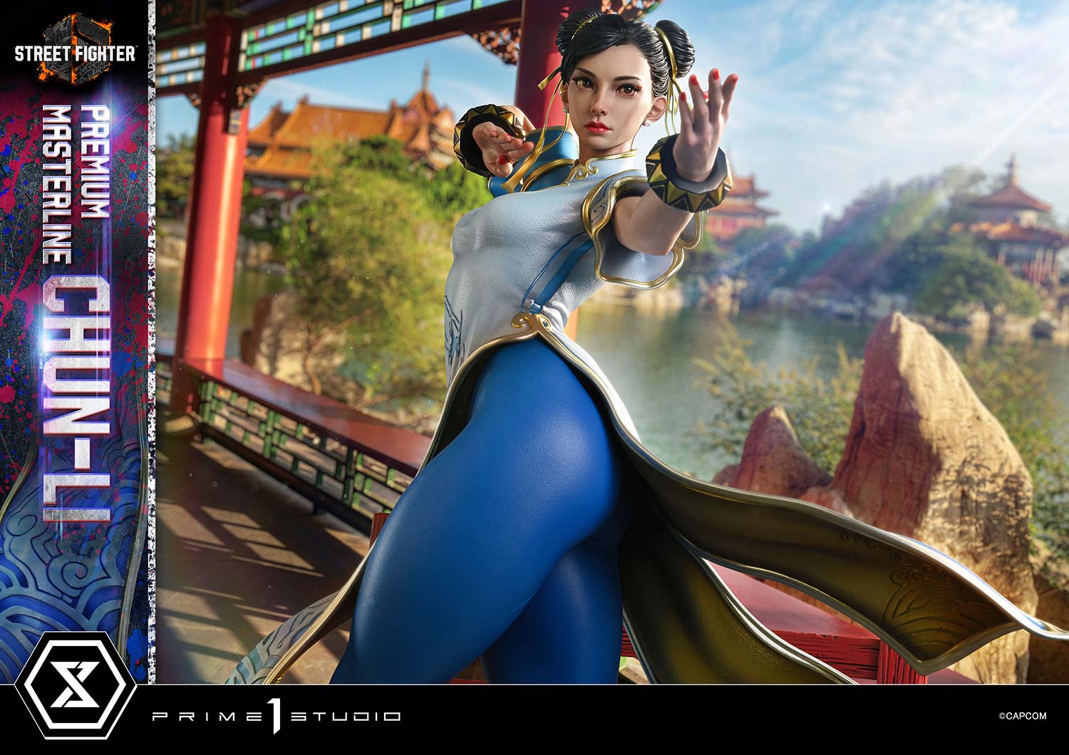 Street Fighter 6 Premium Masterline Chun-Li 1/4 Scale Statue Gallery Image 9