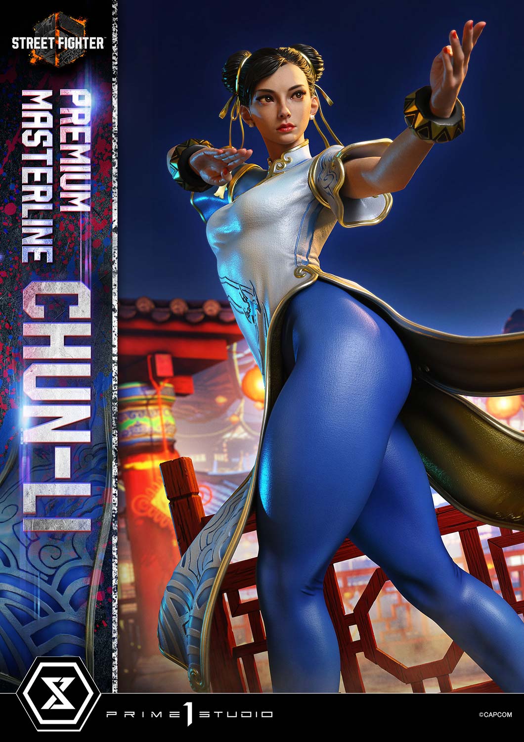 Street Fighter 6 Premium Masterline Chun-Li 1/4 Scale Statue Gallery Image 5