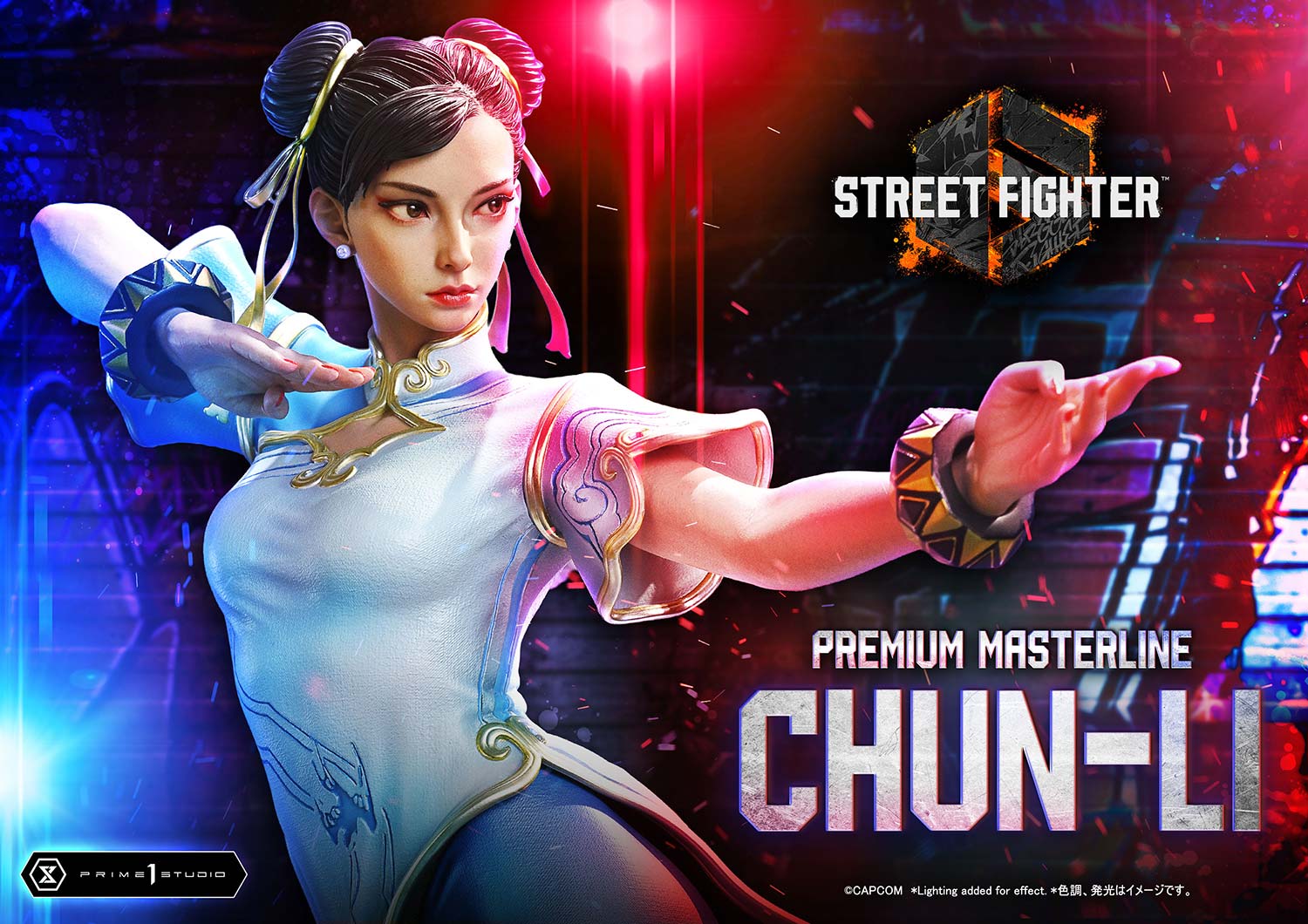 Street Fighter 6 Premium Masterline Chun-Li 1/4 Scale Statue Gallery Image 3